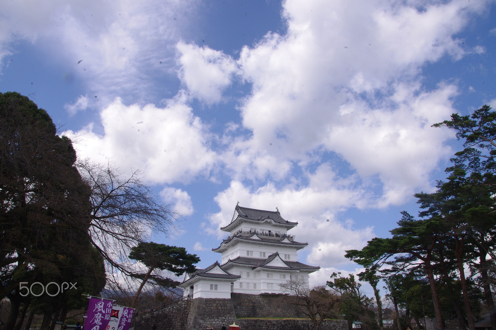 Pentax K-x sample photo. Odawara castle, japan photography