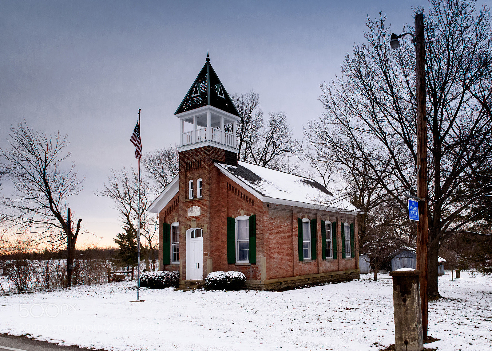Nikon D810 sample photo. Old school house photography