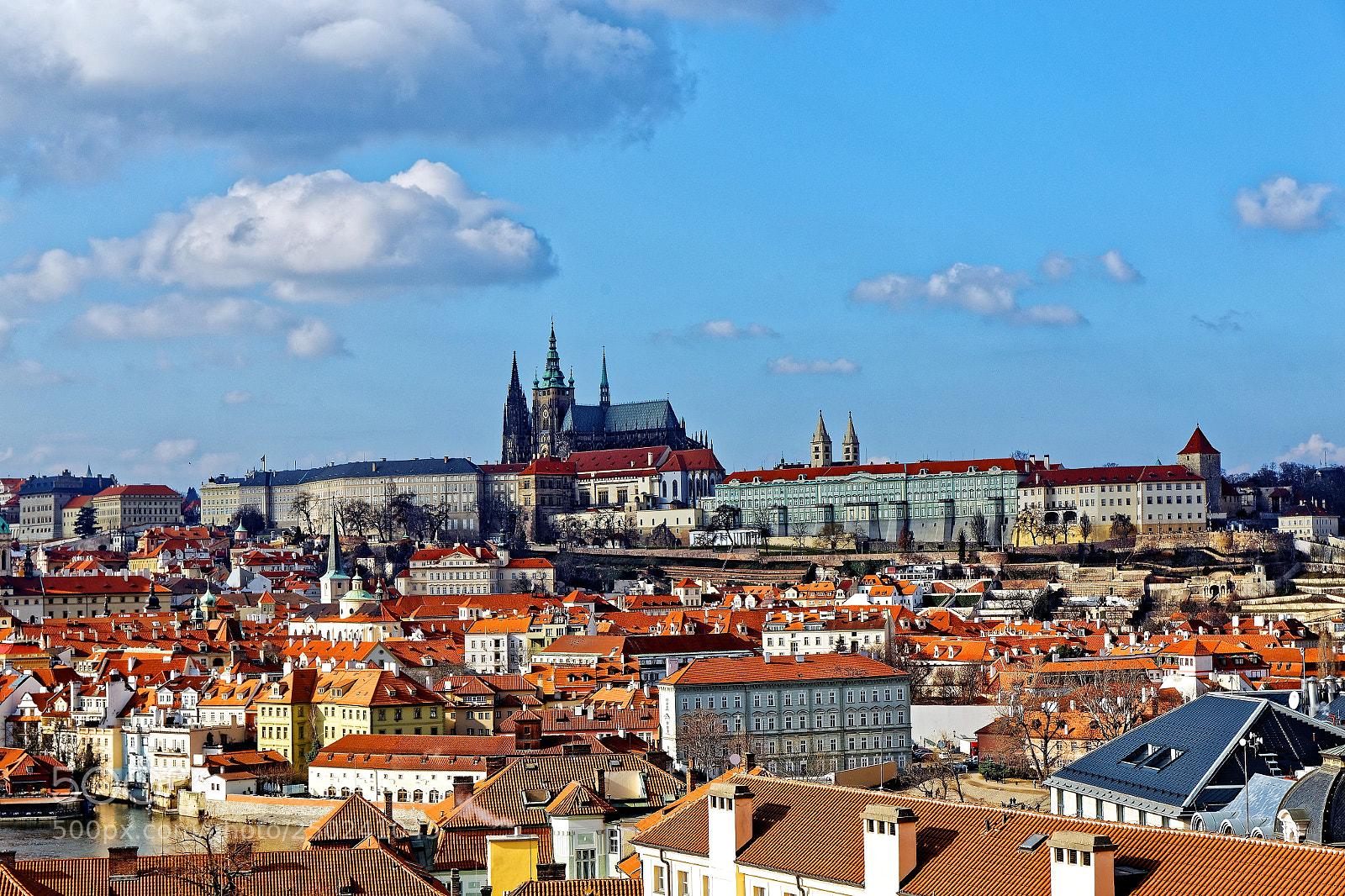 Canon EF 24-70mm F4L IS USM sample photo. Prague castle photography
