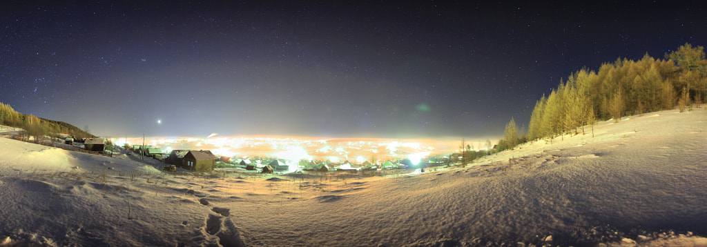 Nightly Kusa, panorama, автор — Maxim Tashkinov на 500px.com