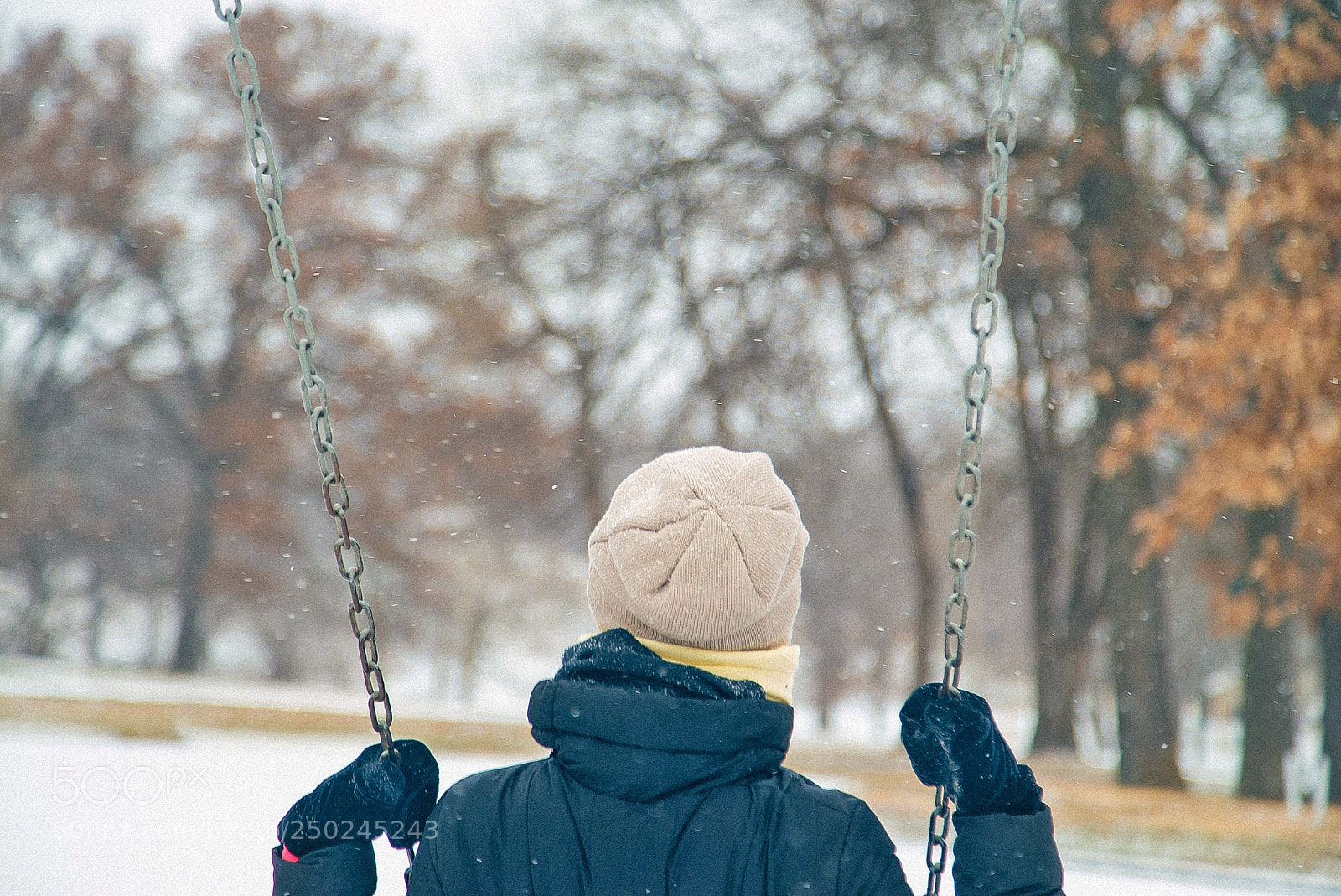 Sony a7S sample photo. Cemetery swing photography