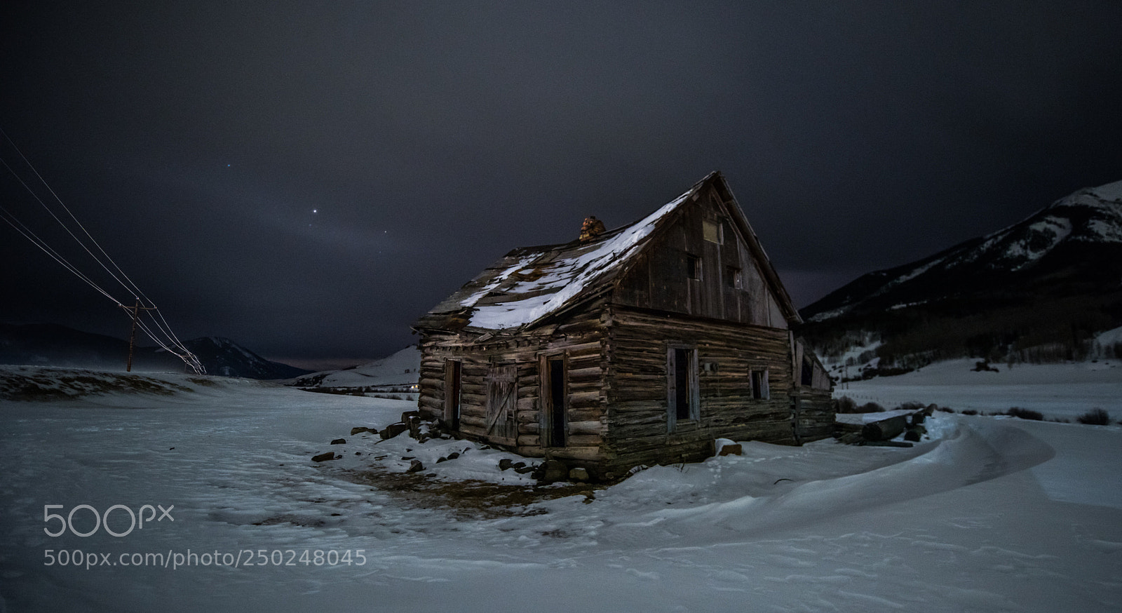 Nikon D810 sample photo. Winter storm approach photography