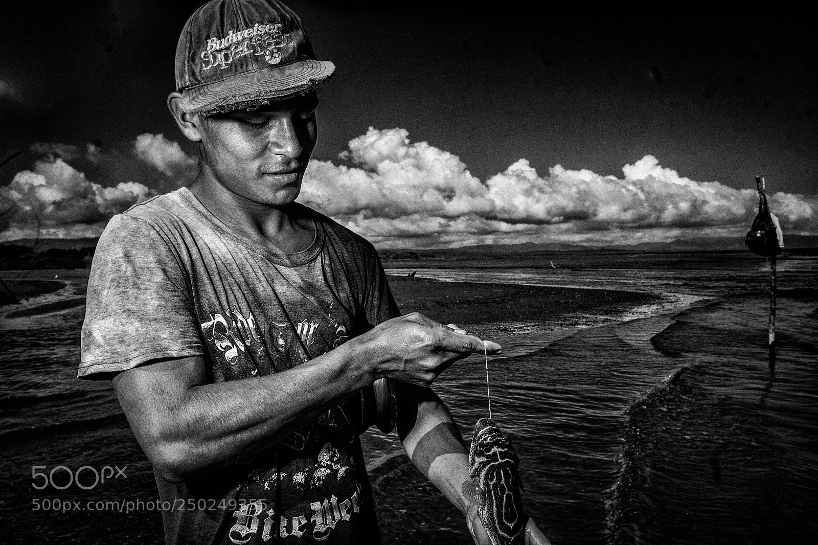 Canon EOS 30D sample photo. Fisherman photography