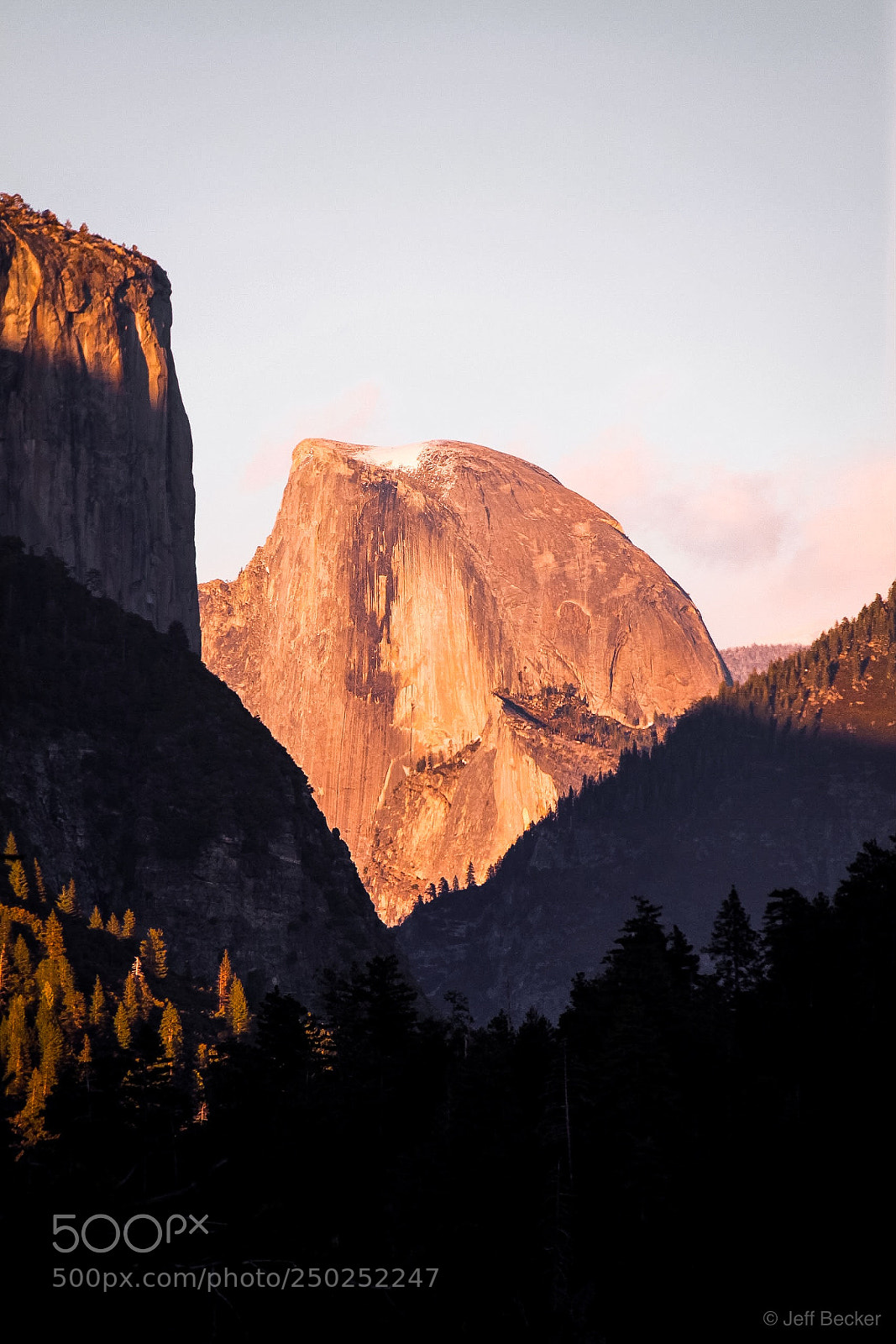 Canon EOS 50D sample photo. Half dome at golden photography