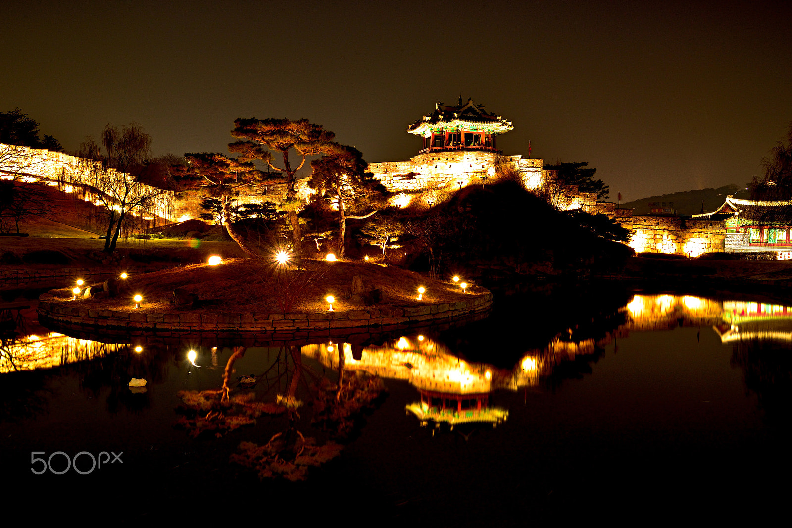 Nikon D5500 sample photo. Night scene photography