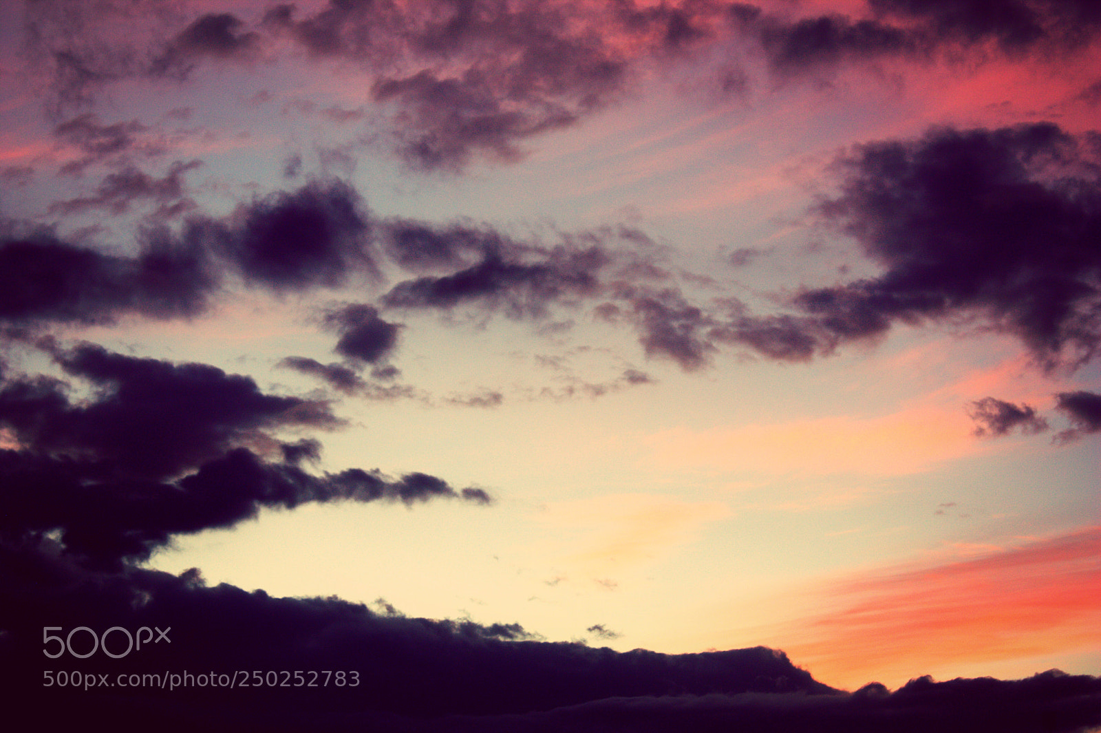 Canon EF-S 18-55mm F3.5-5.6 IS sample photo. Cloudy sunset photography