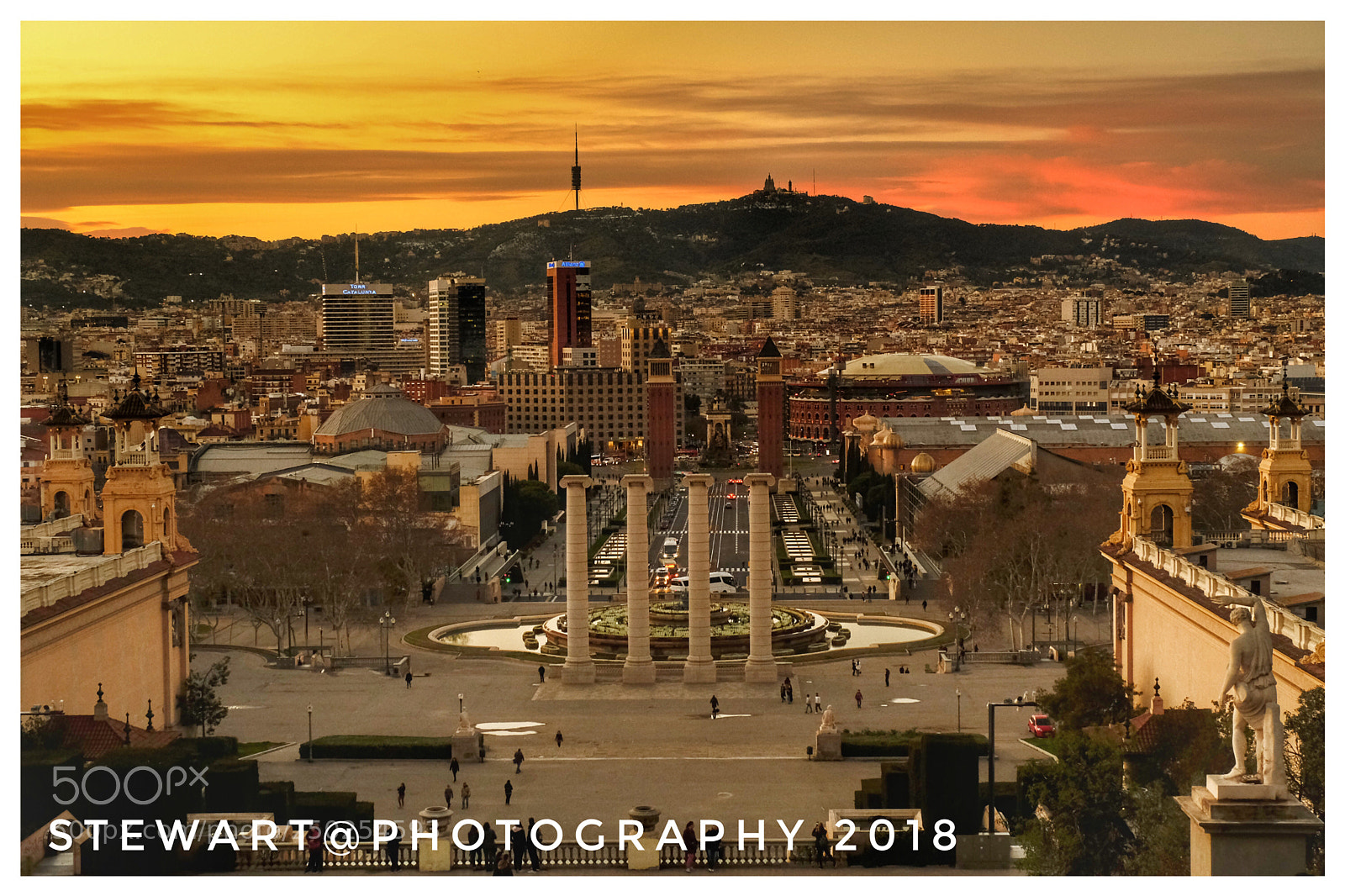 Fujifilm X-Pro2 sample photo. Sunset in barcelona city. photography