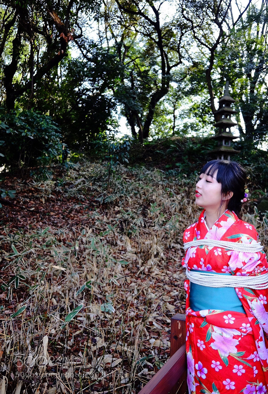 Fujifilm X70 sample photo. Japanese kimono girl photography