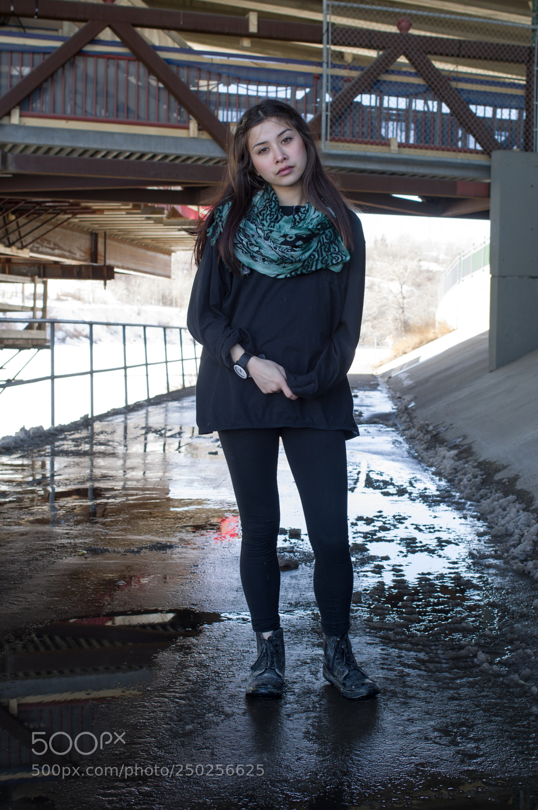 Pentax KP sample photo. River bridge photography