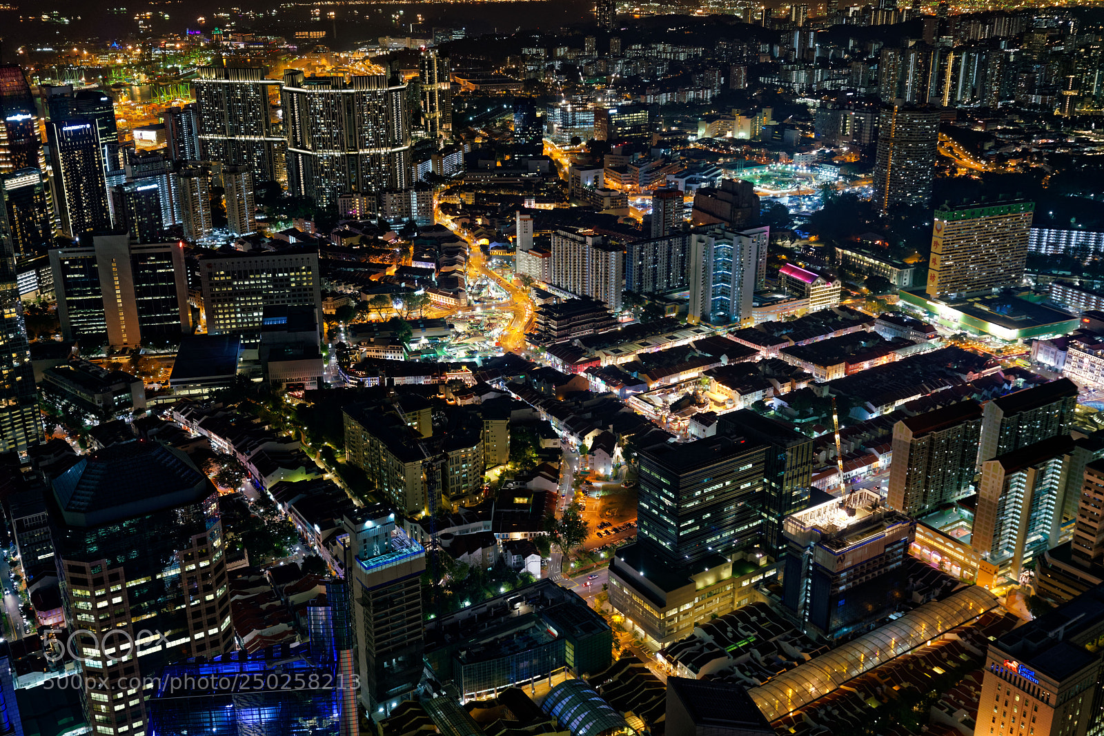 Sony a7R II sample photo. Night in the city photography