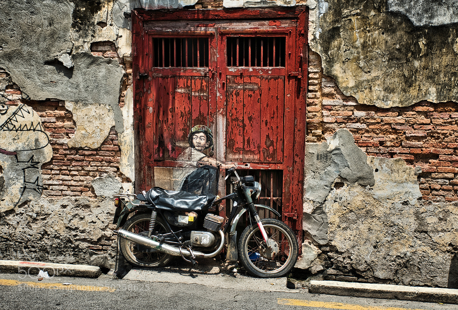 Nikon D750 sample photo. Penang street art photography