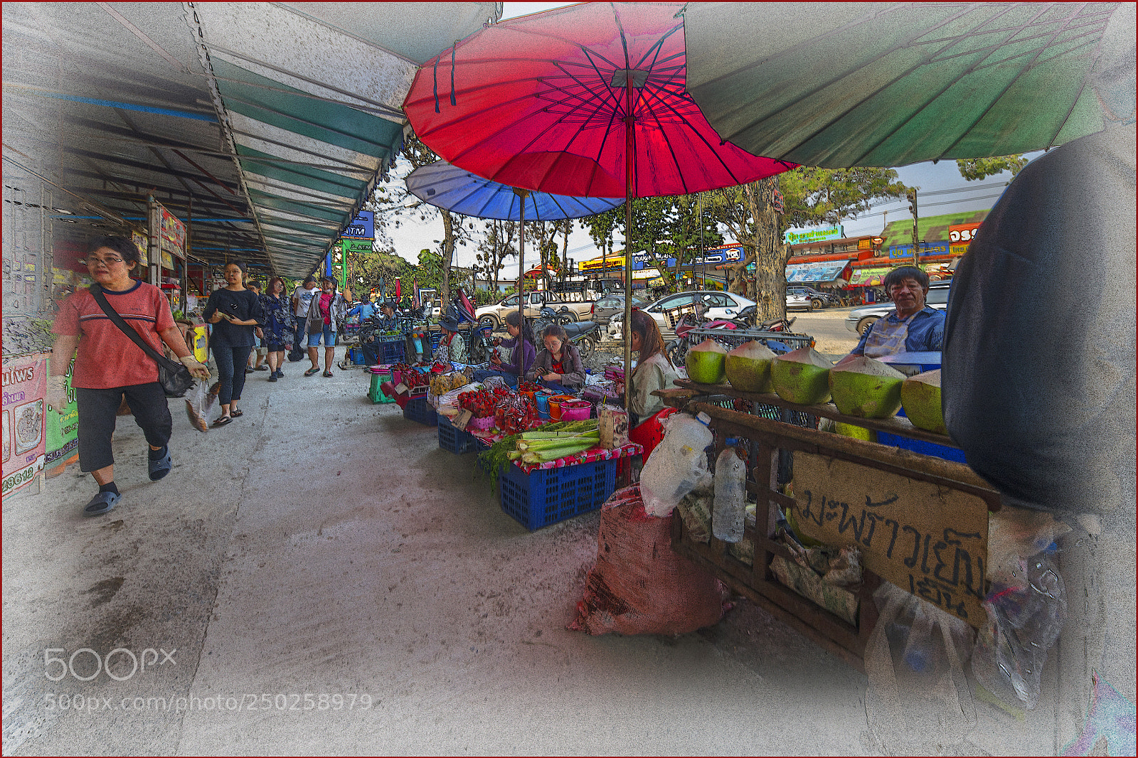 Nikon D850 sample photo. Market photography