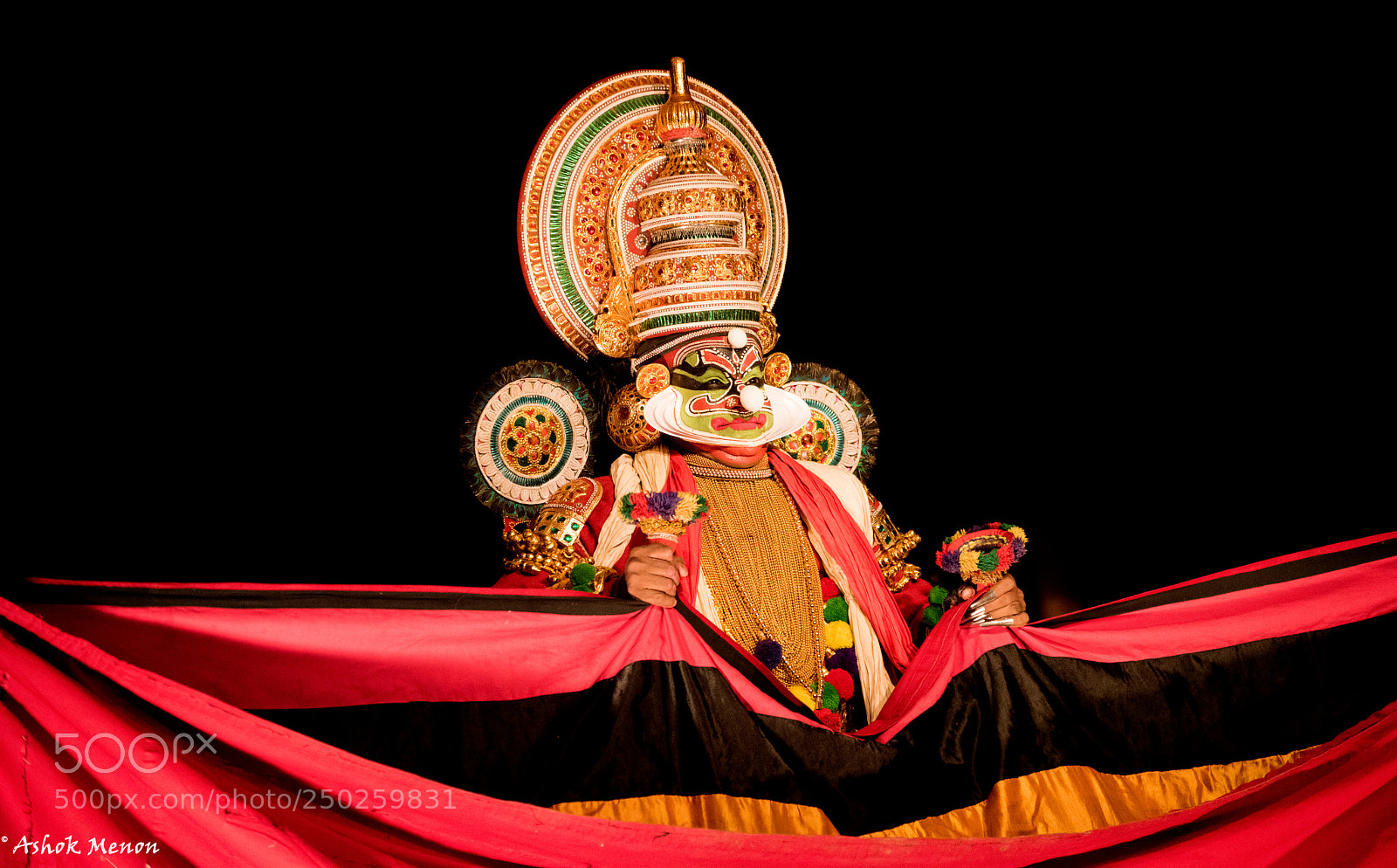 Nikon D810 sample photo. Kathakali photography
