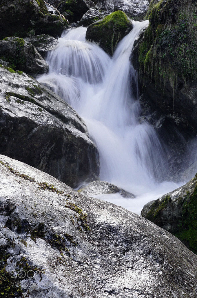 Sony ILCA-77M2 sample photo. Silver rocks waterfall photography