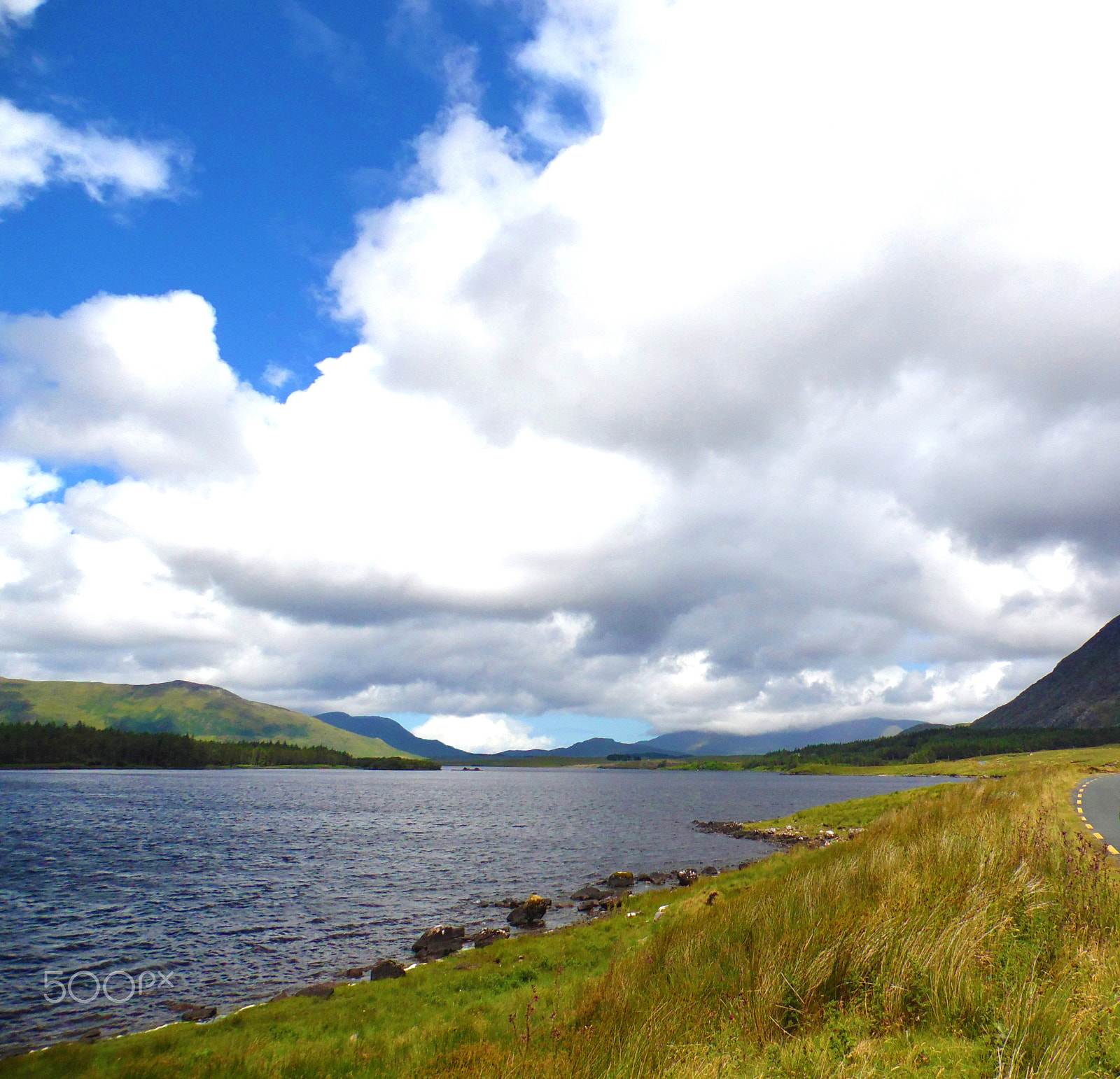 Samsung WB100/  WB101 sample photo. Roadside lake photography