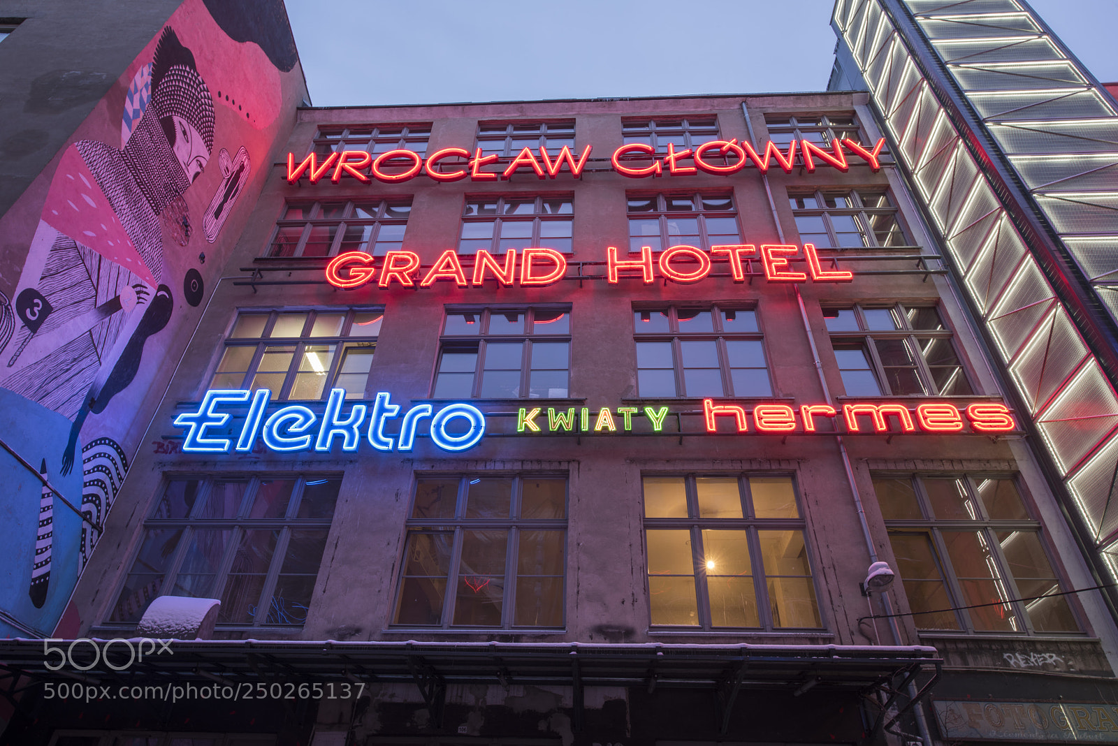 Nikon D810 sample photo. Neon side, wroclaw, silesia photography