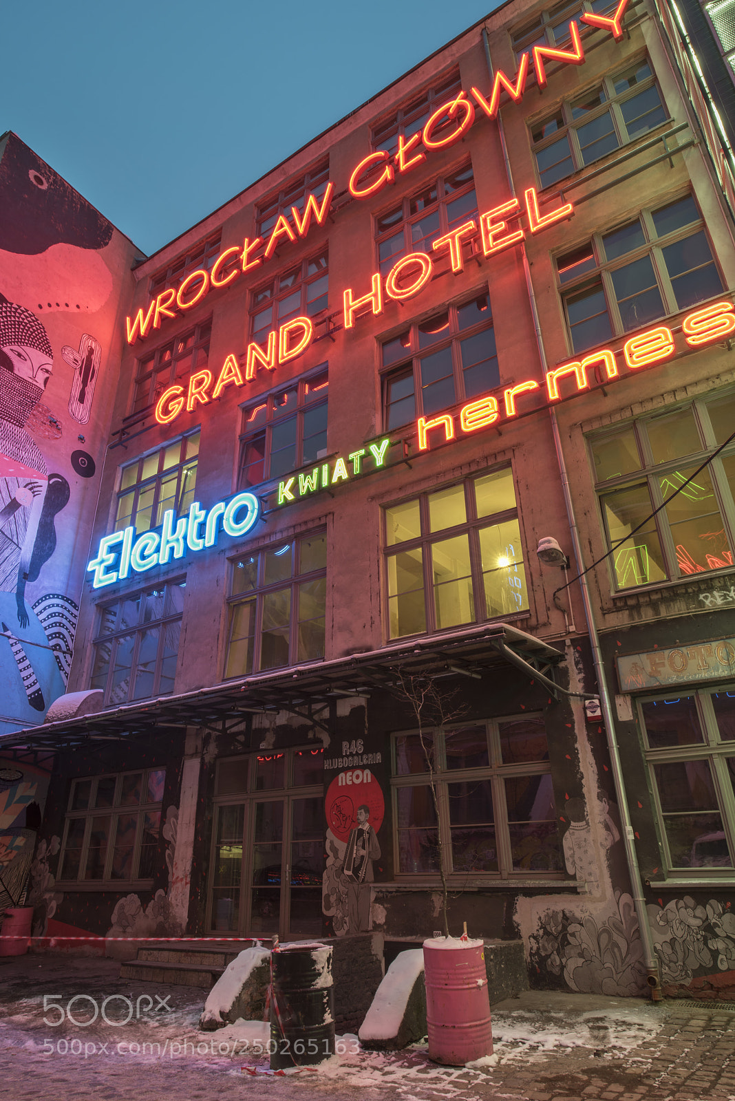 Nikon D810 sample photo. Neon side, wroclaw, silesia photography