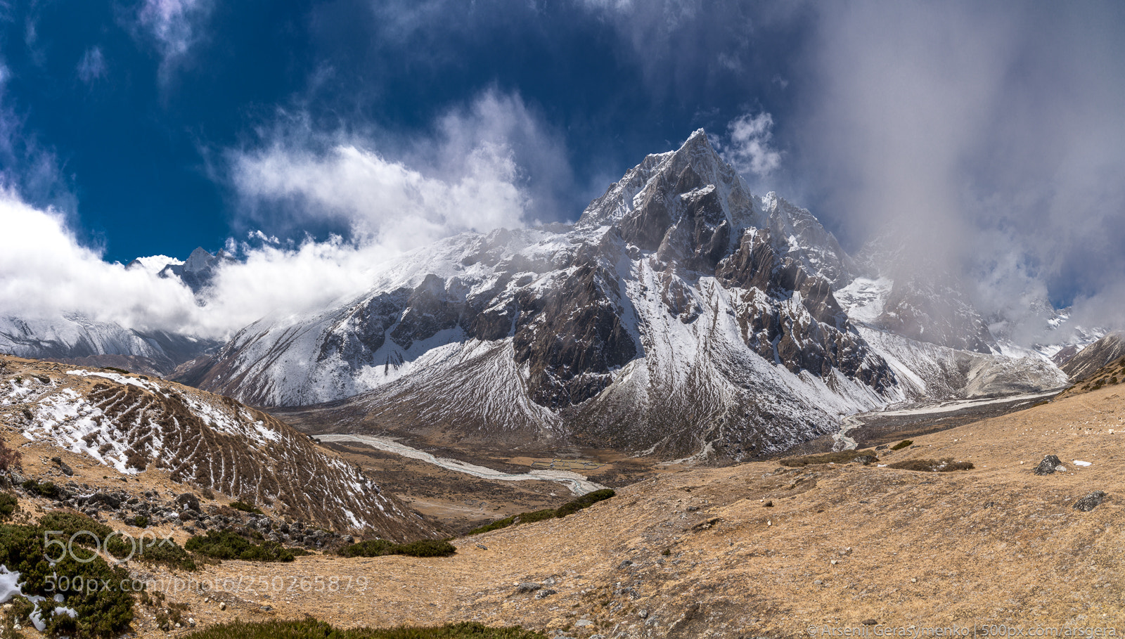 Sony a99 II sample photo. Cholatse and taboche summits photography