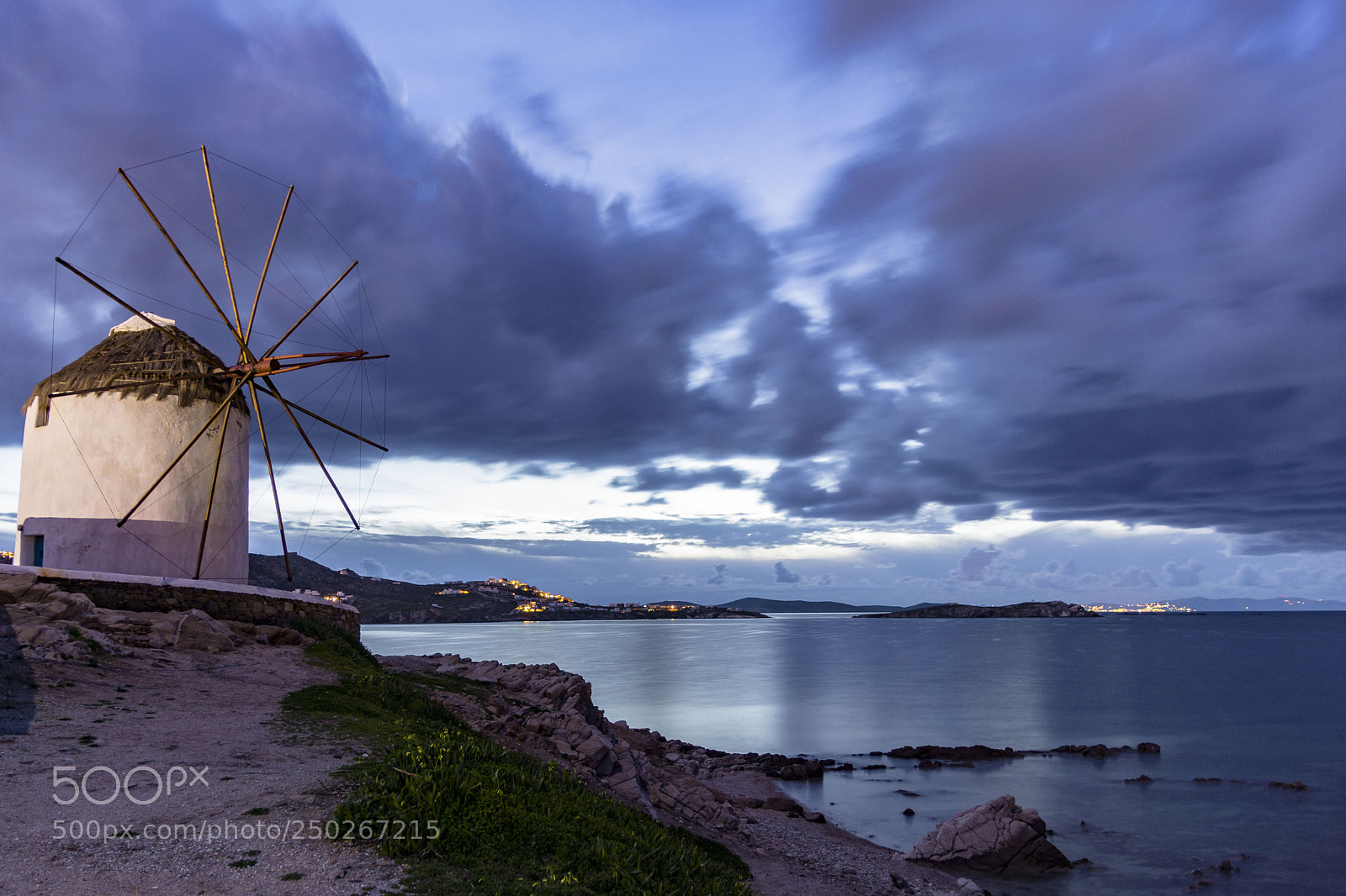 Sony SLT-A65 (SLT-A65V) sample photo. Windmills in motion photography