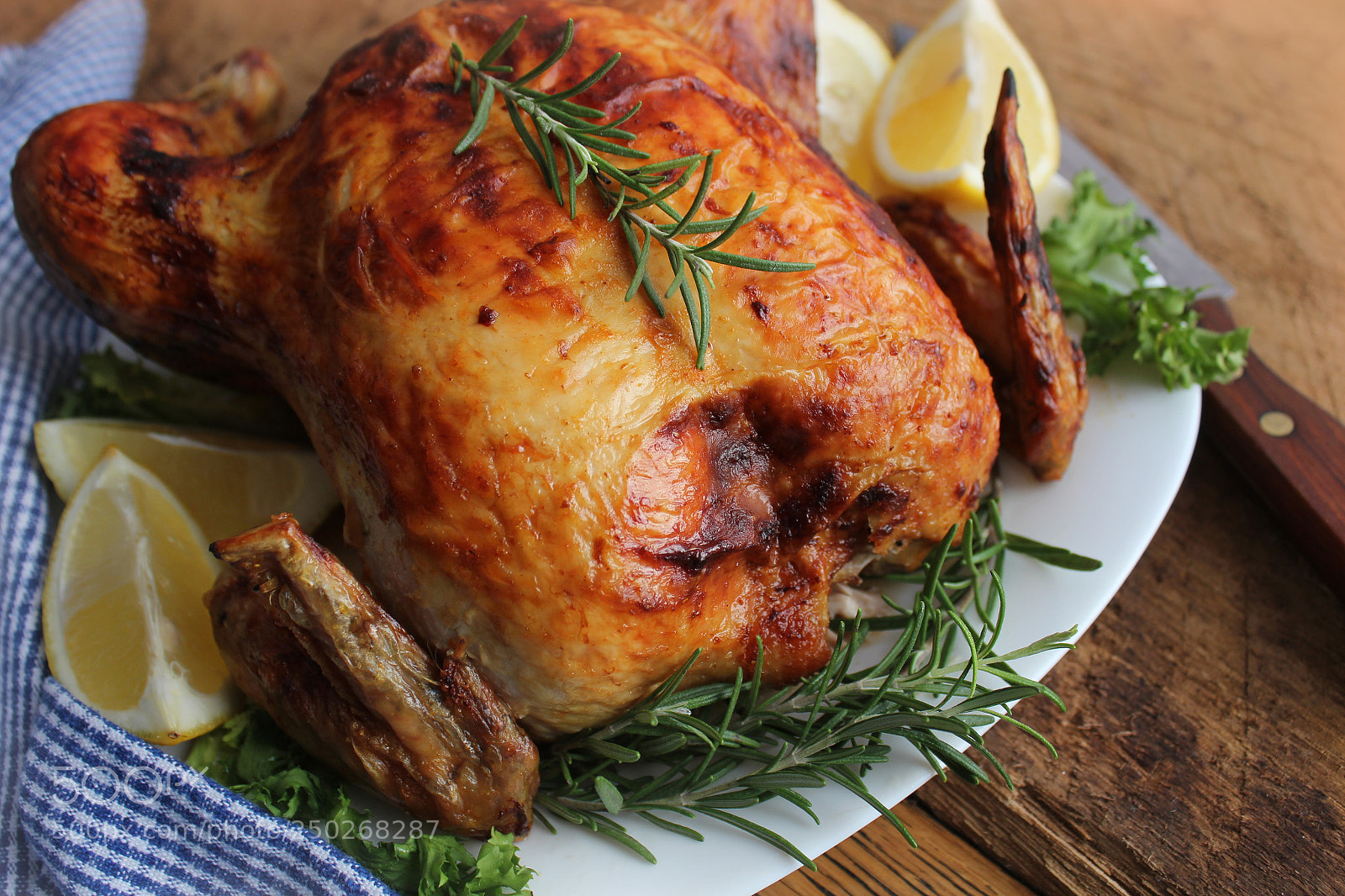 Canon EOS 550D (EOS Rebel T2i / EOS Kiss X4) sample photo. Roasted chicken with herbs photography