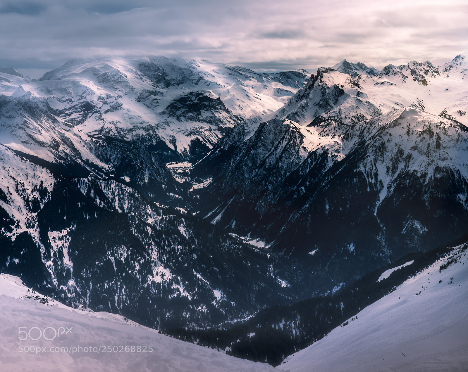 Sony a7R III sample photo. Valley view, la plagne photography