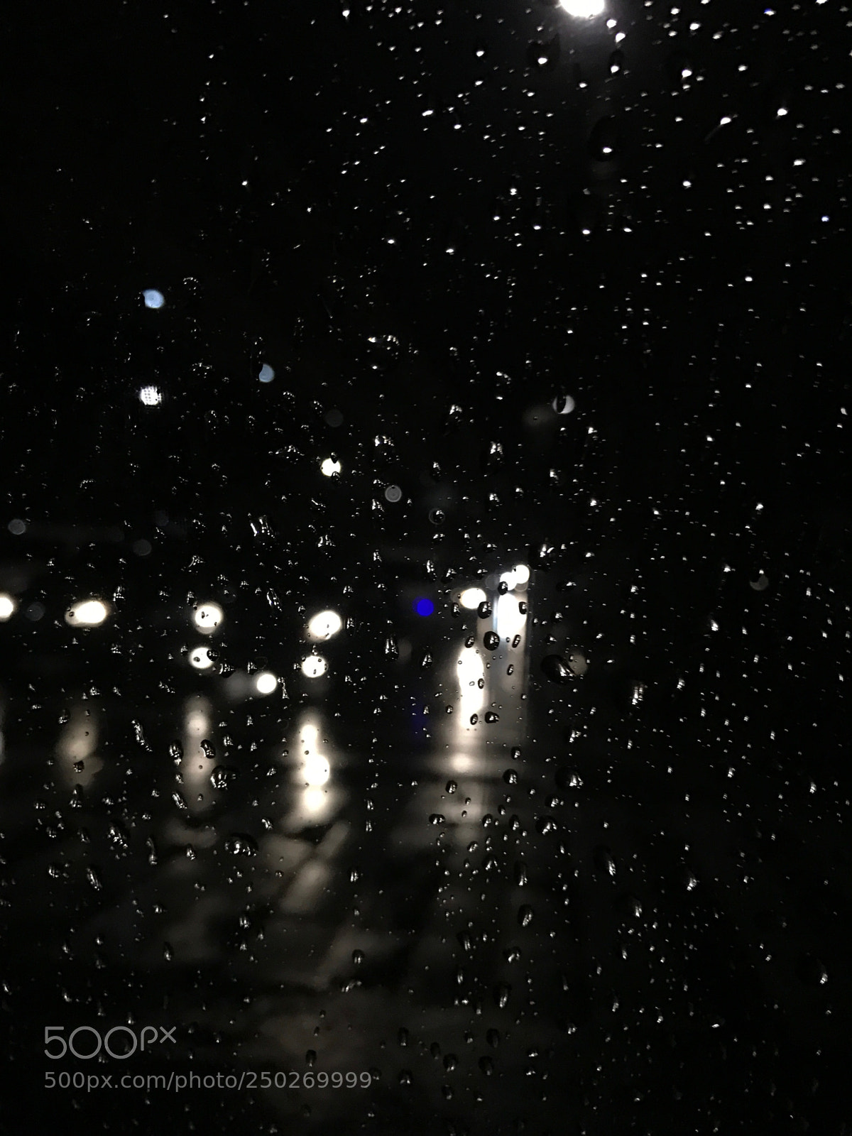 Apple iPhone 7 sample photo. Rain in the night photography