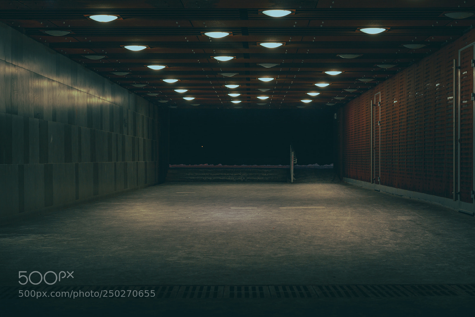 Nikon D5200 sample photo. Underground passage in low photography