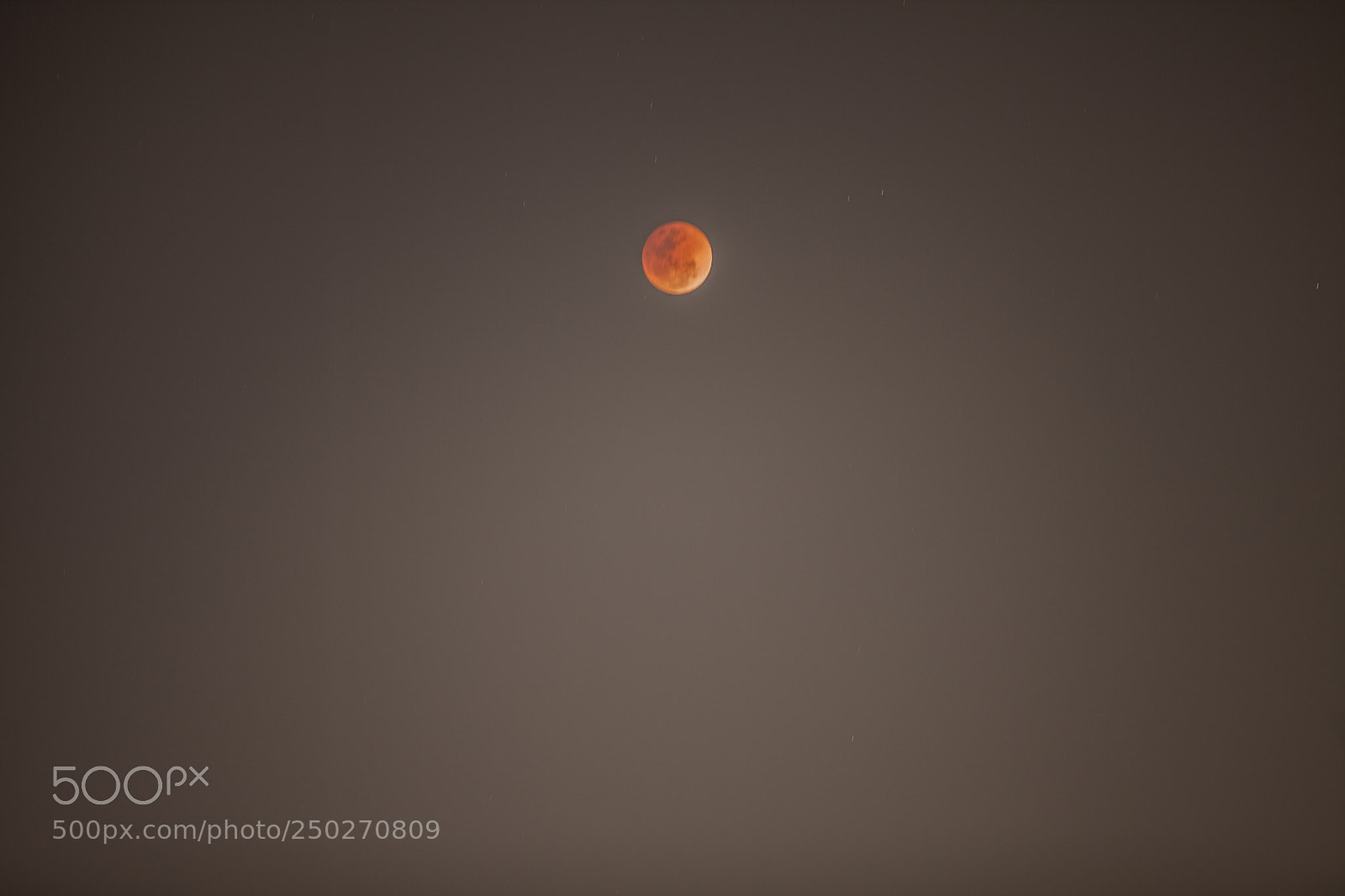 Canon EOS 5D Mark II sample photo. Supermoon photography