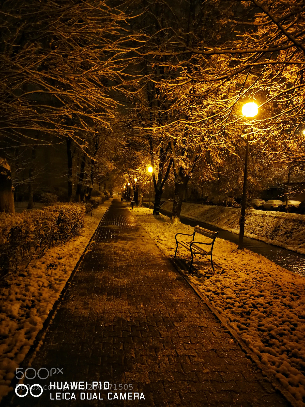 HUAWEI P10 sample photo. "cold night" photography