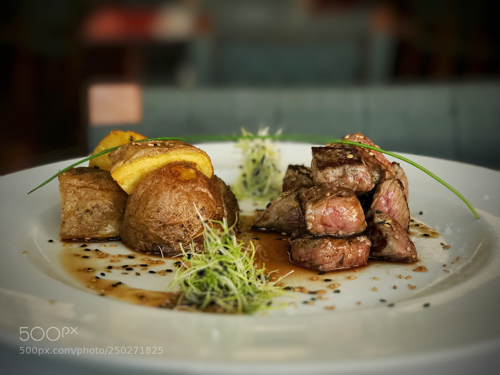 Apple iPhone 7 Plus sample photo. Solomillo al teriyaki photography
