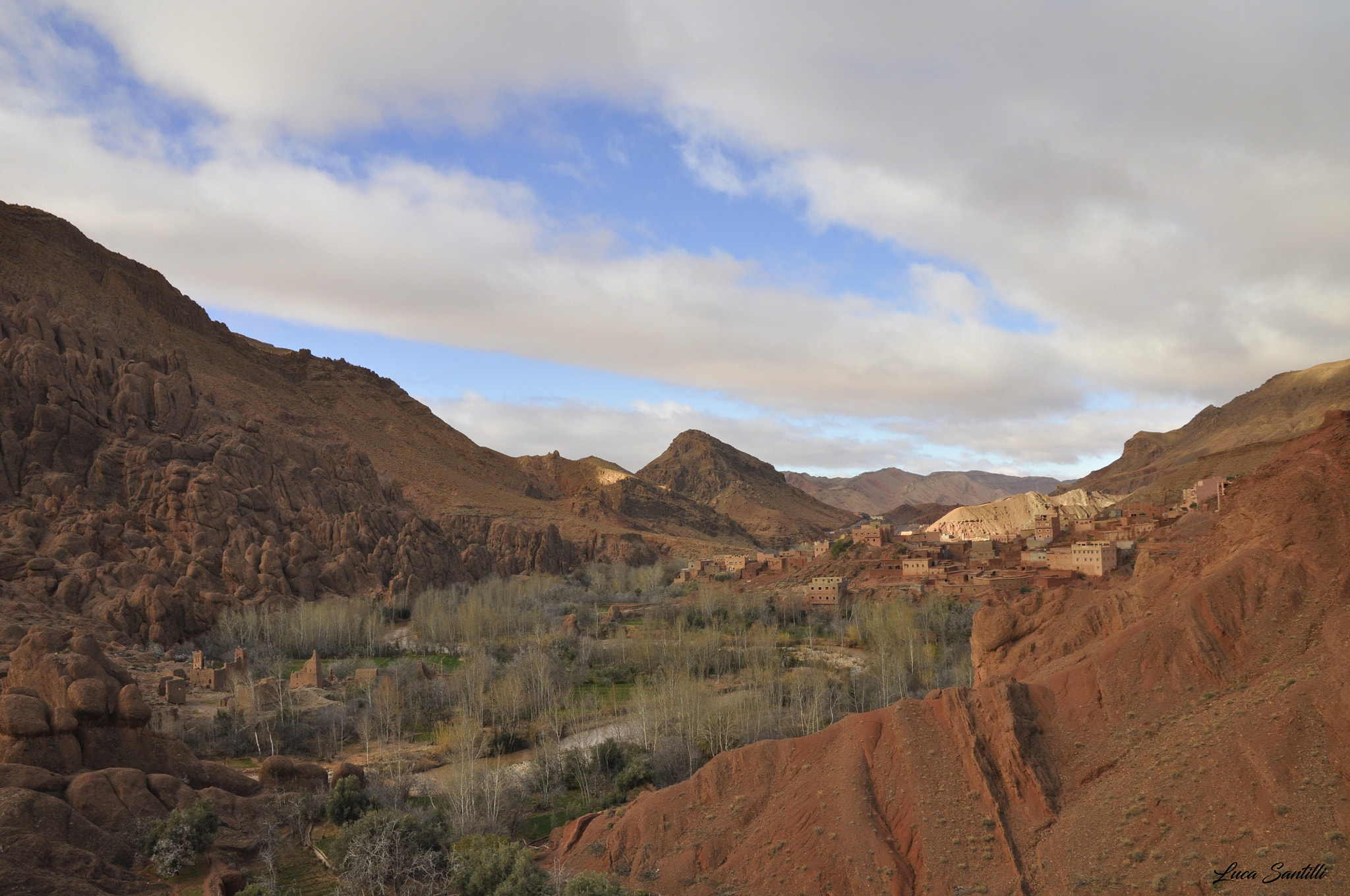 Nikon D5000 sample photo. Formazioni rocciose nella valle del fiume dades photography