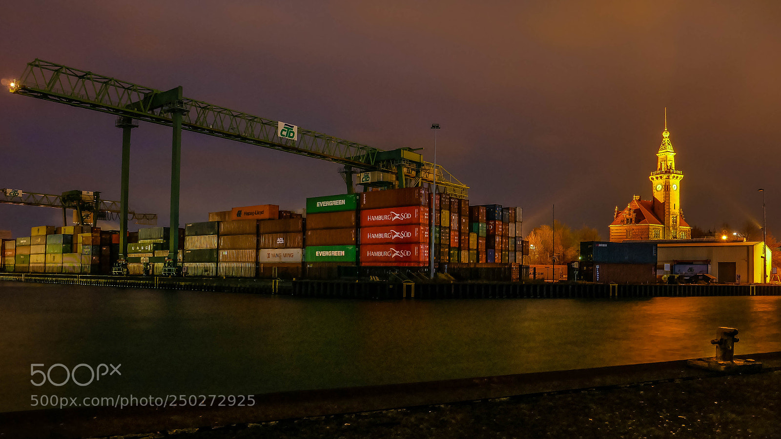Panasonic DMC-G81 sample photo. Container terminal photography