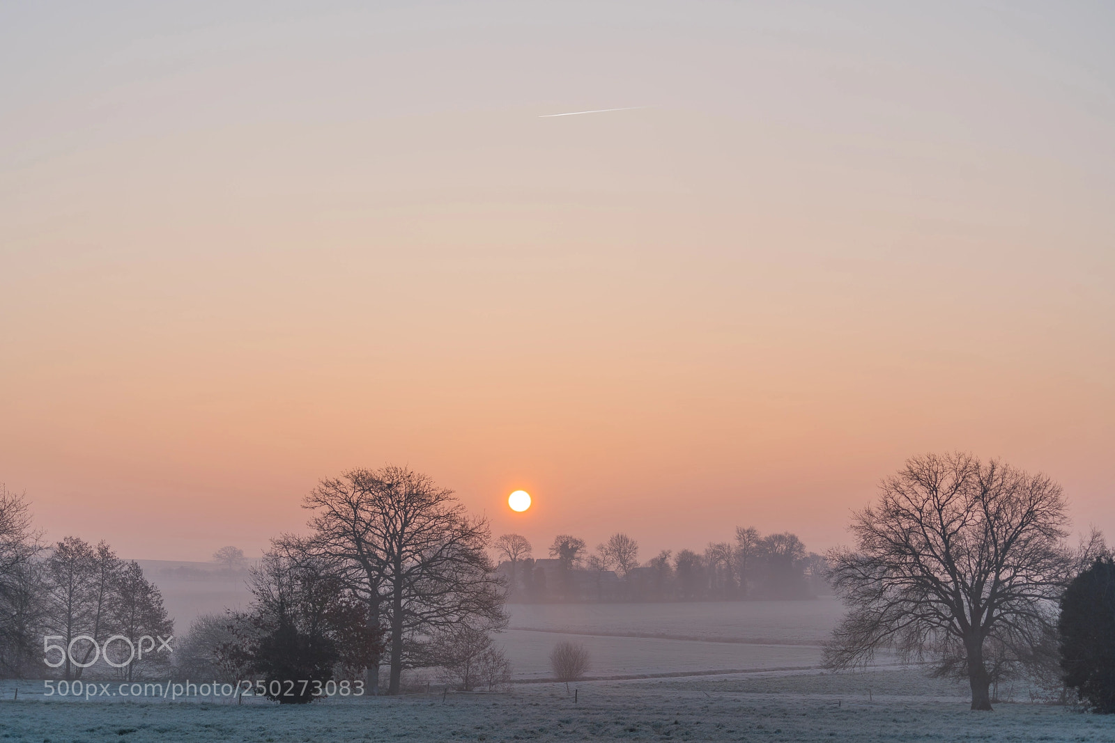 Sony a7R III sample photo. Cold sunset photography