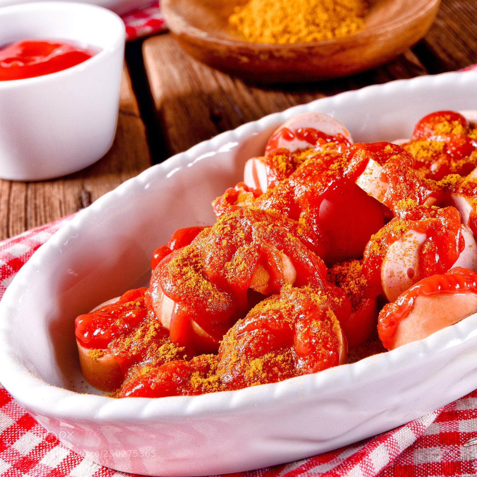 Nikon D810 sample photo. Sausage in curry sauce photography