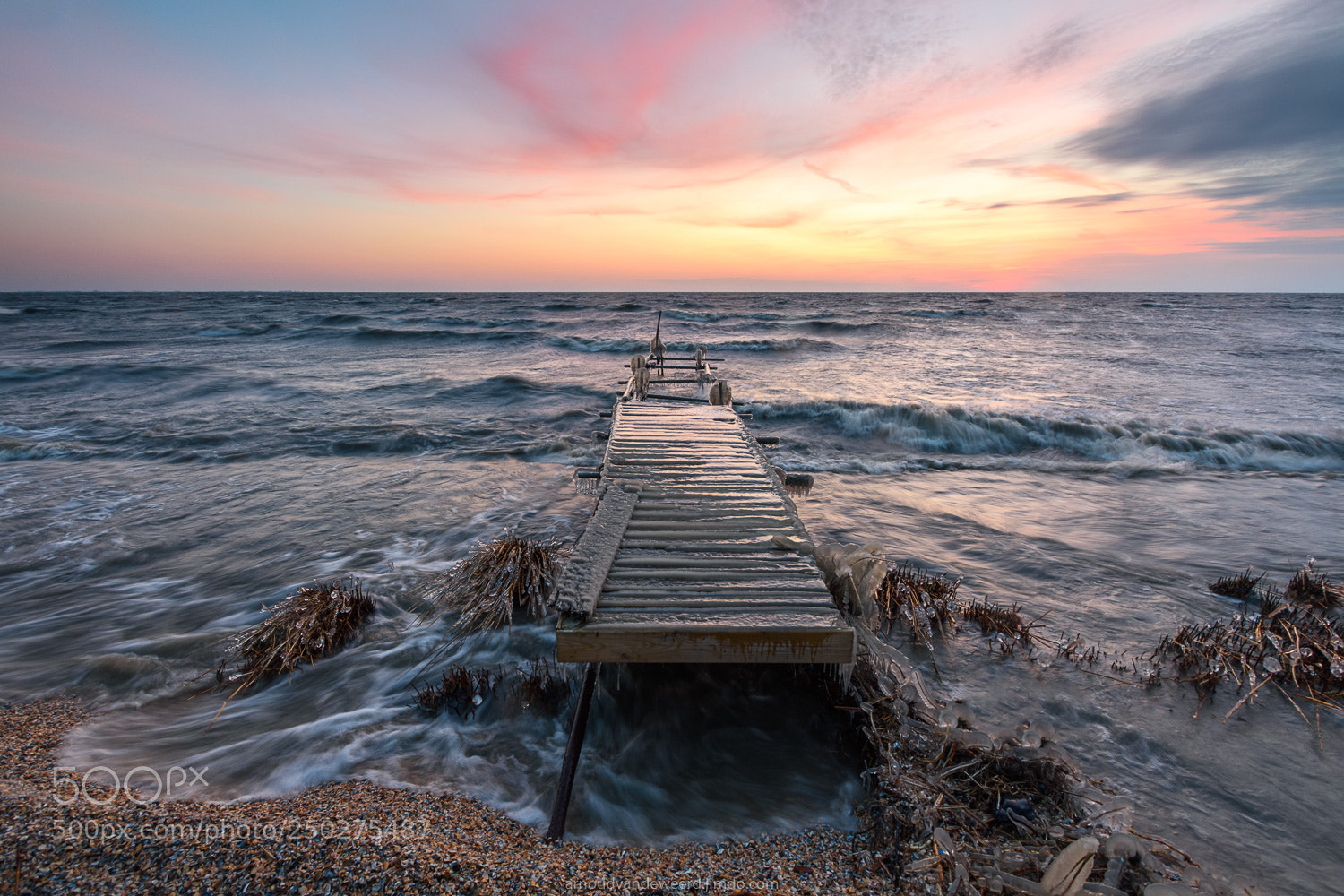 Nikon D7200 sample photo. Frozen jetty photography