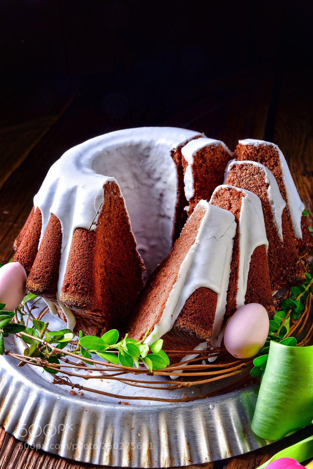 Nikon D810 sample photo. Delicious chocolate spring cake photography