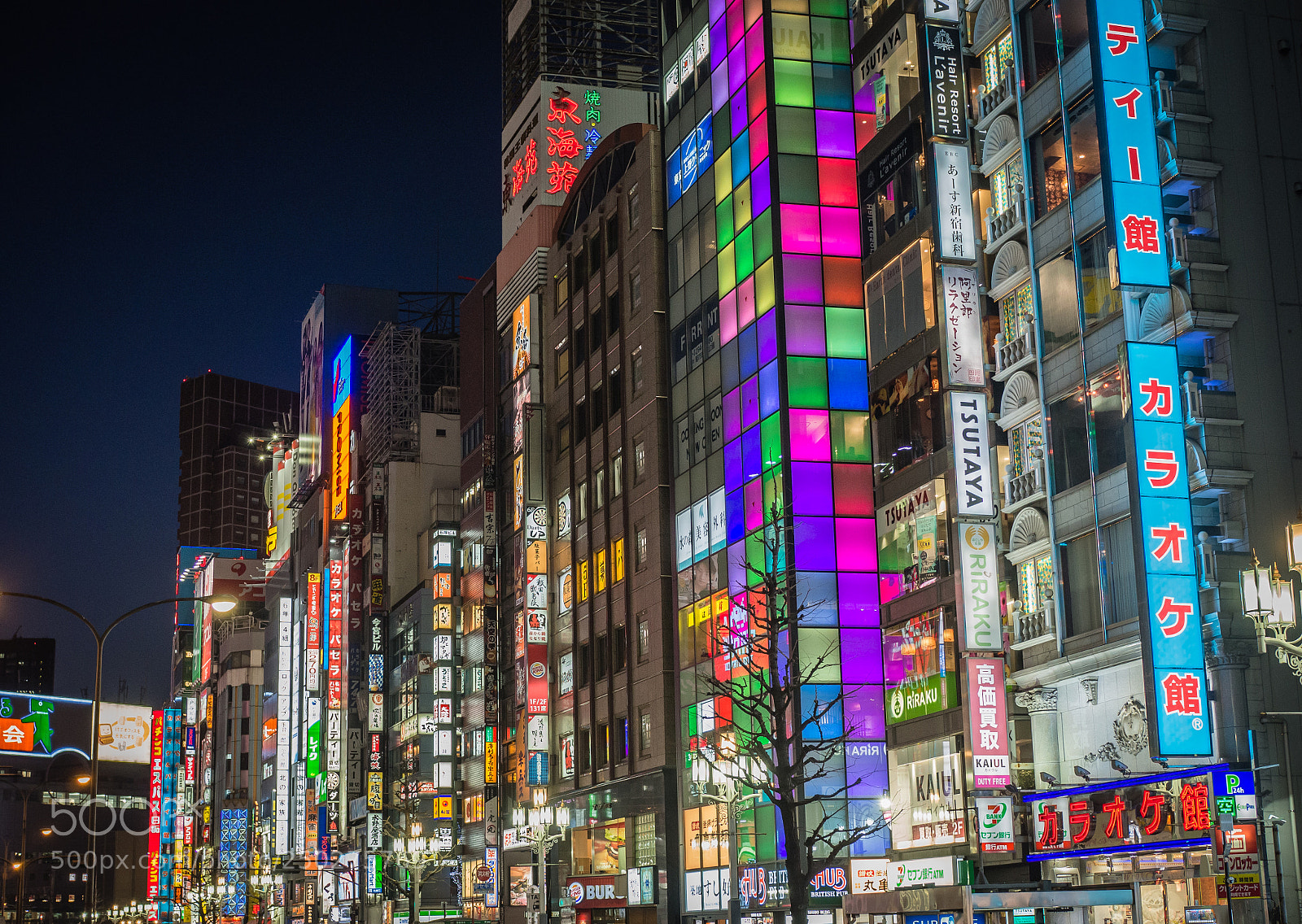 Olympus OM-D E-M10 sample photo. Night lights photography