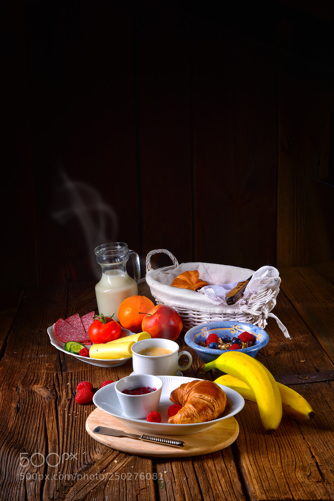 Nikon D810 sample photo. Delicious croissant breakfast photography