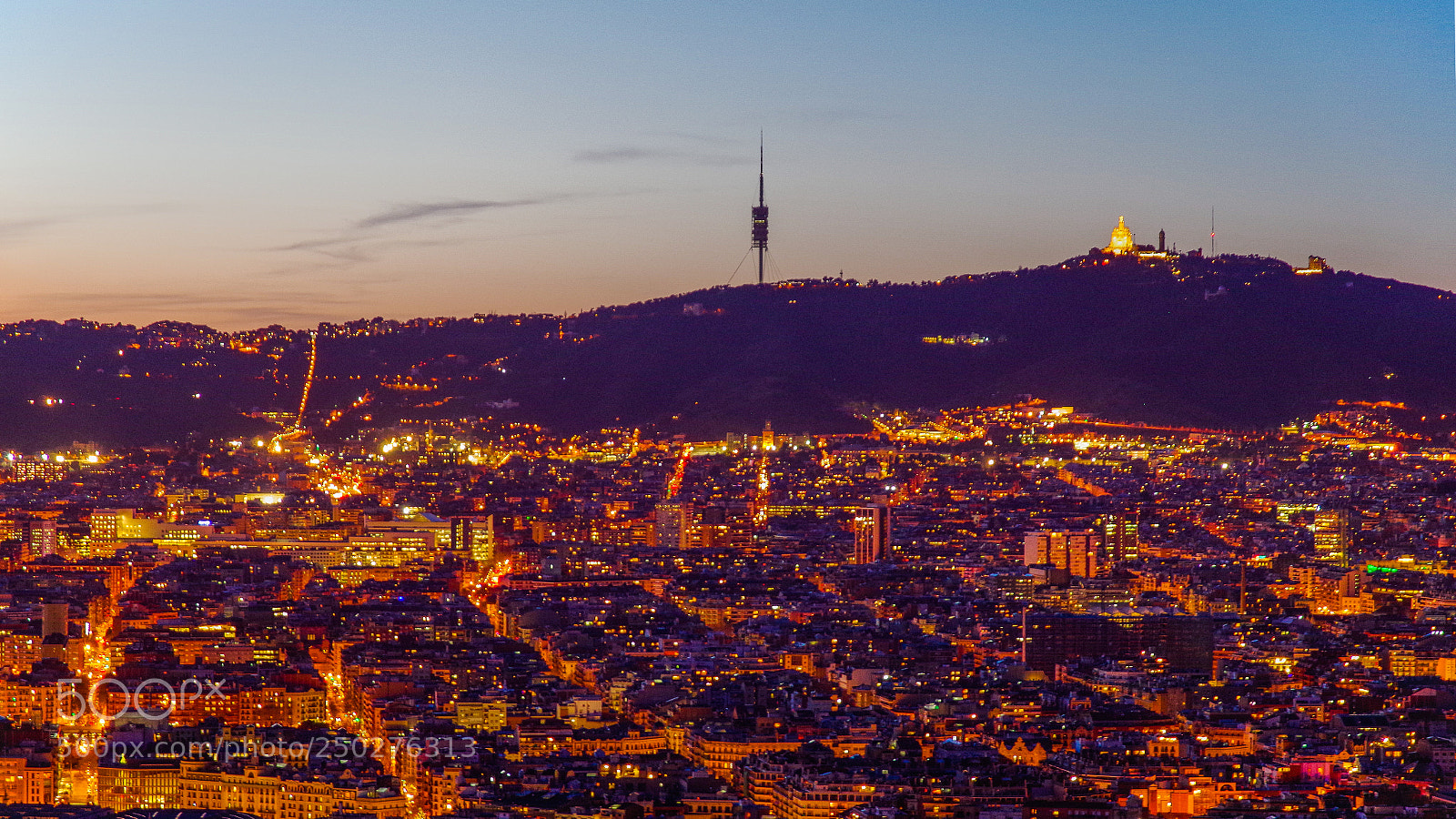 Pentax K-S2 sample photo. Sunset over barcelona and photography