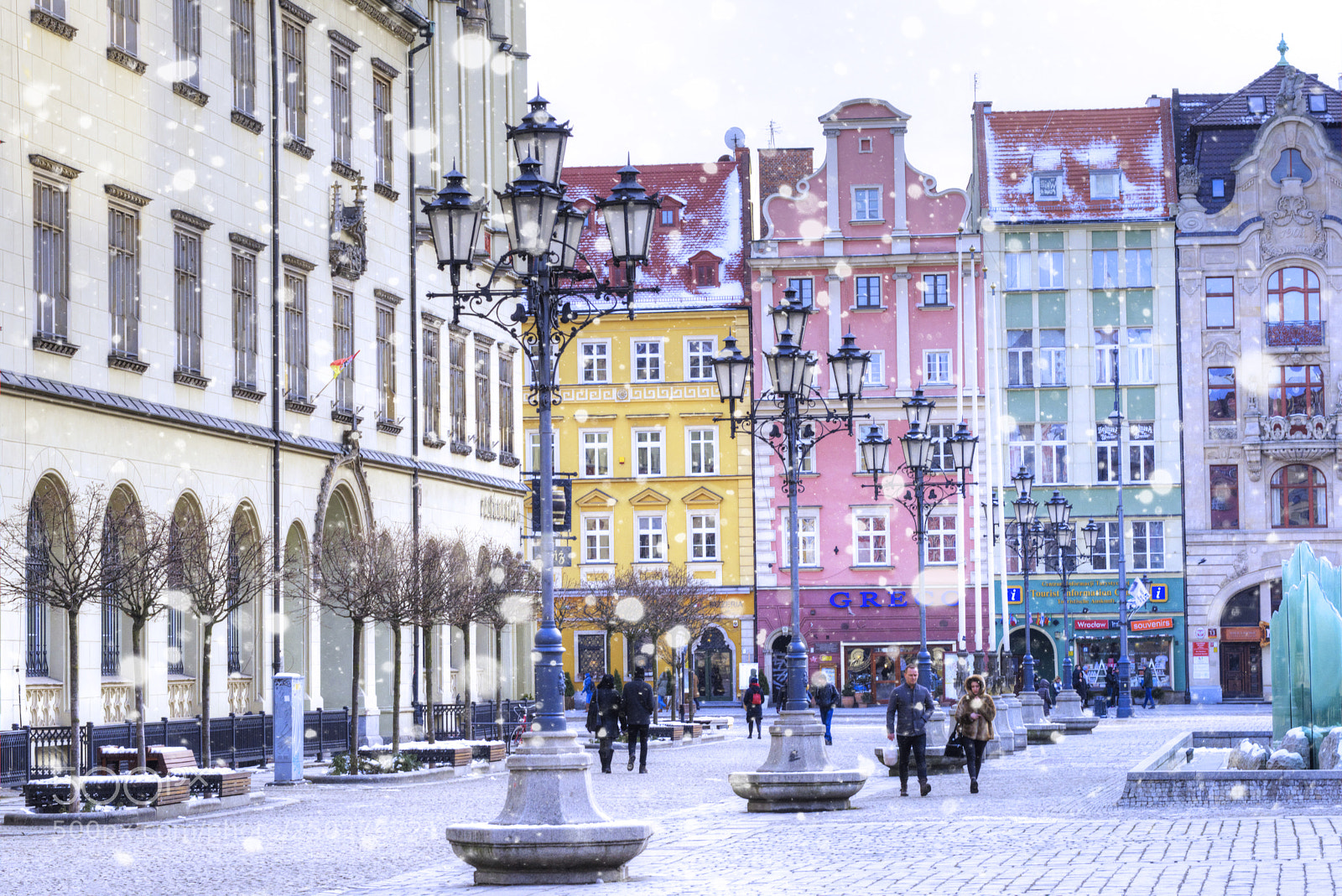 Nikon D810 sample photo. Wroclaw, poland, main square photography