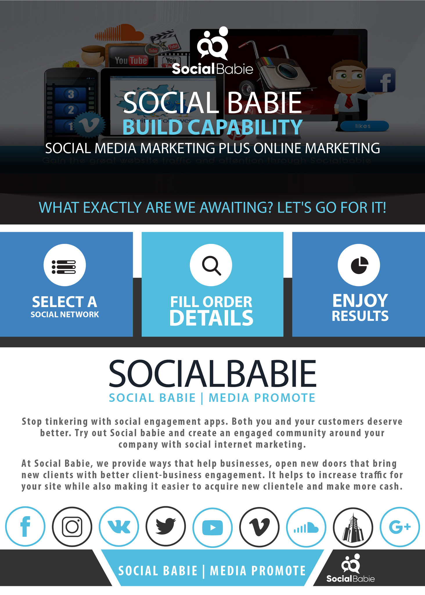 Flyer Social babi