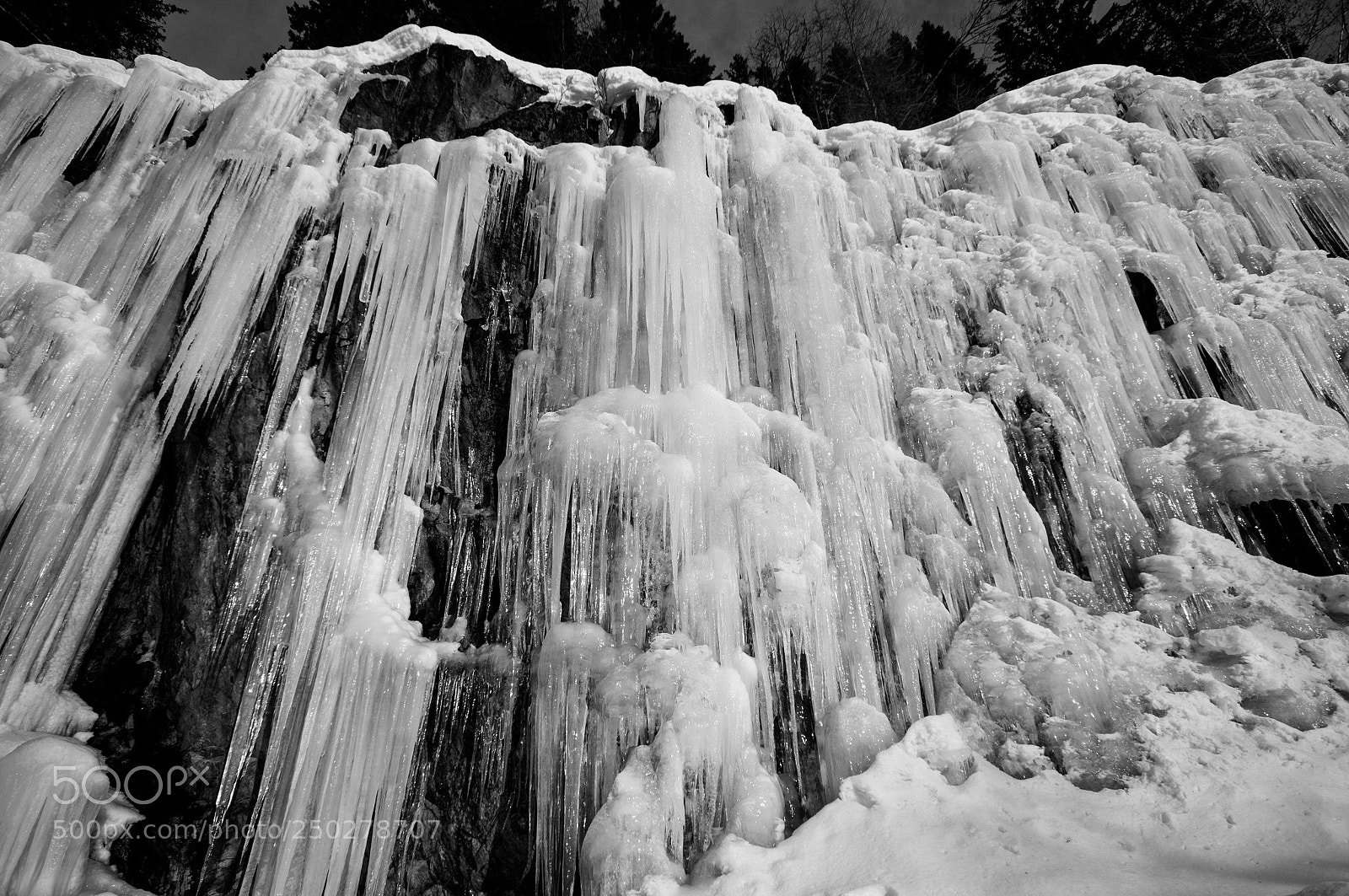 Nikon D300 sample photo. Icicles photography