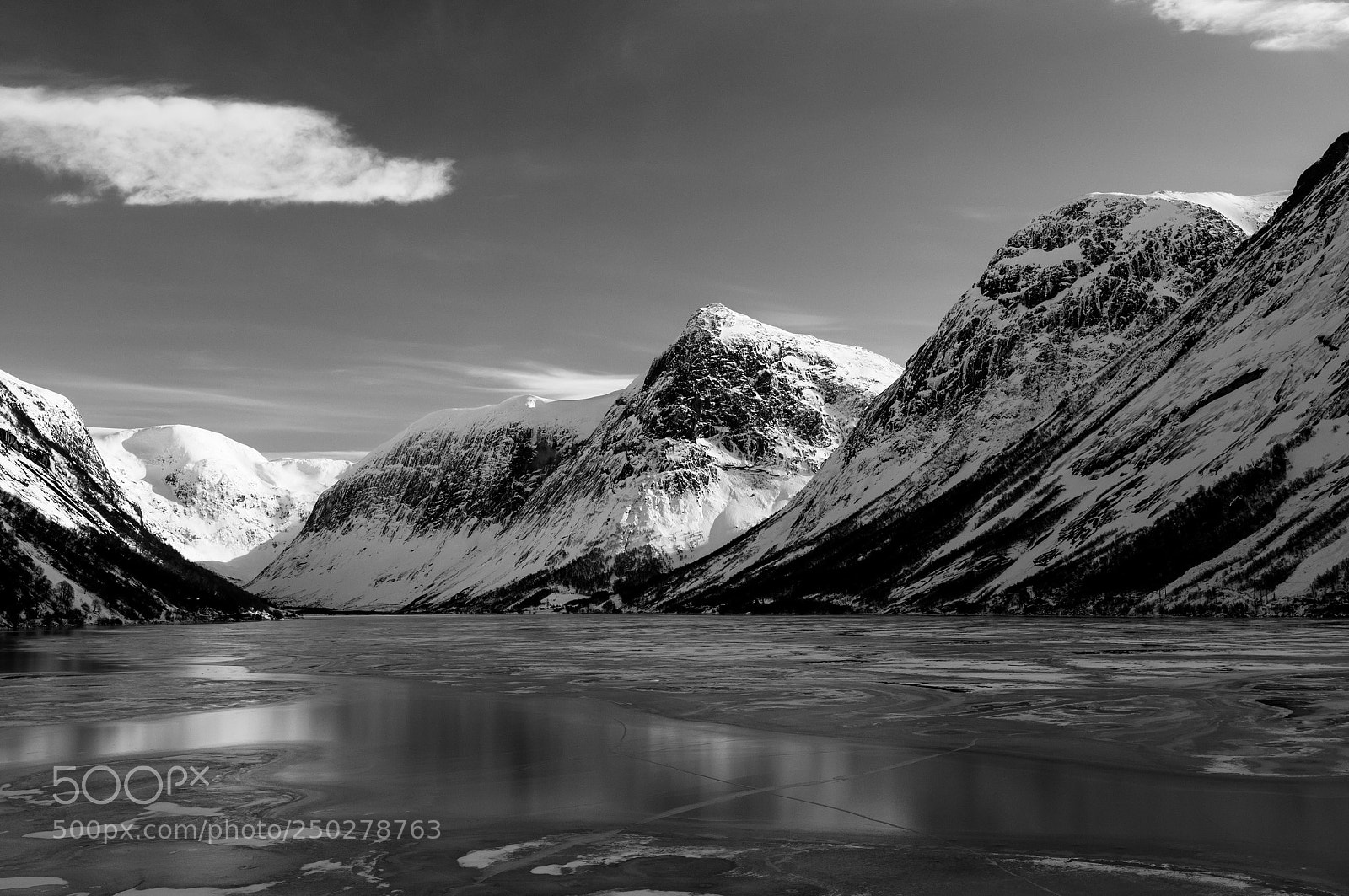 Nikon D300 sample photo. Mountains in norway photography