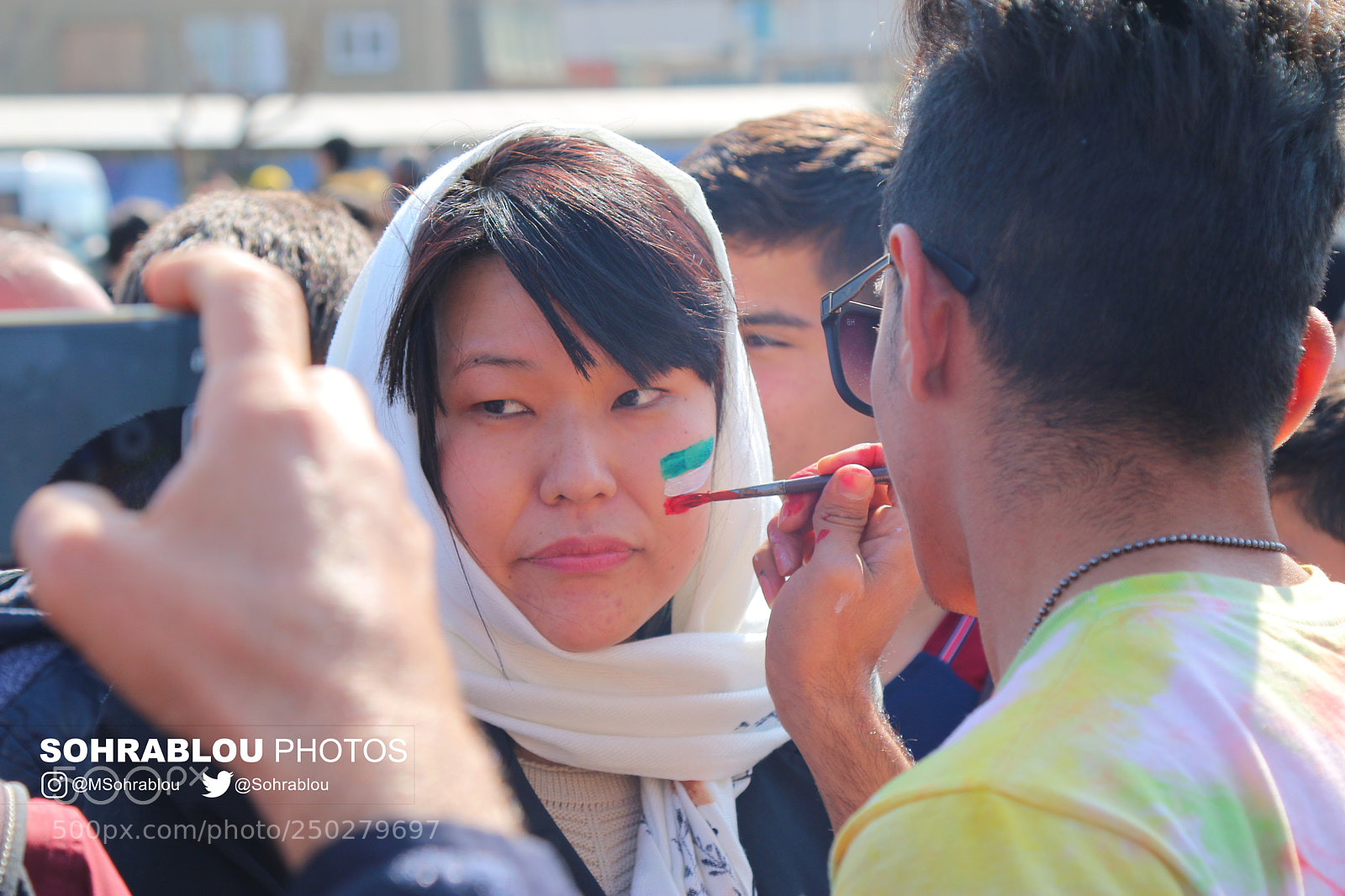 Canon EOS 70D sample photo. Flag of iran photography