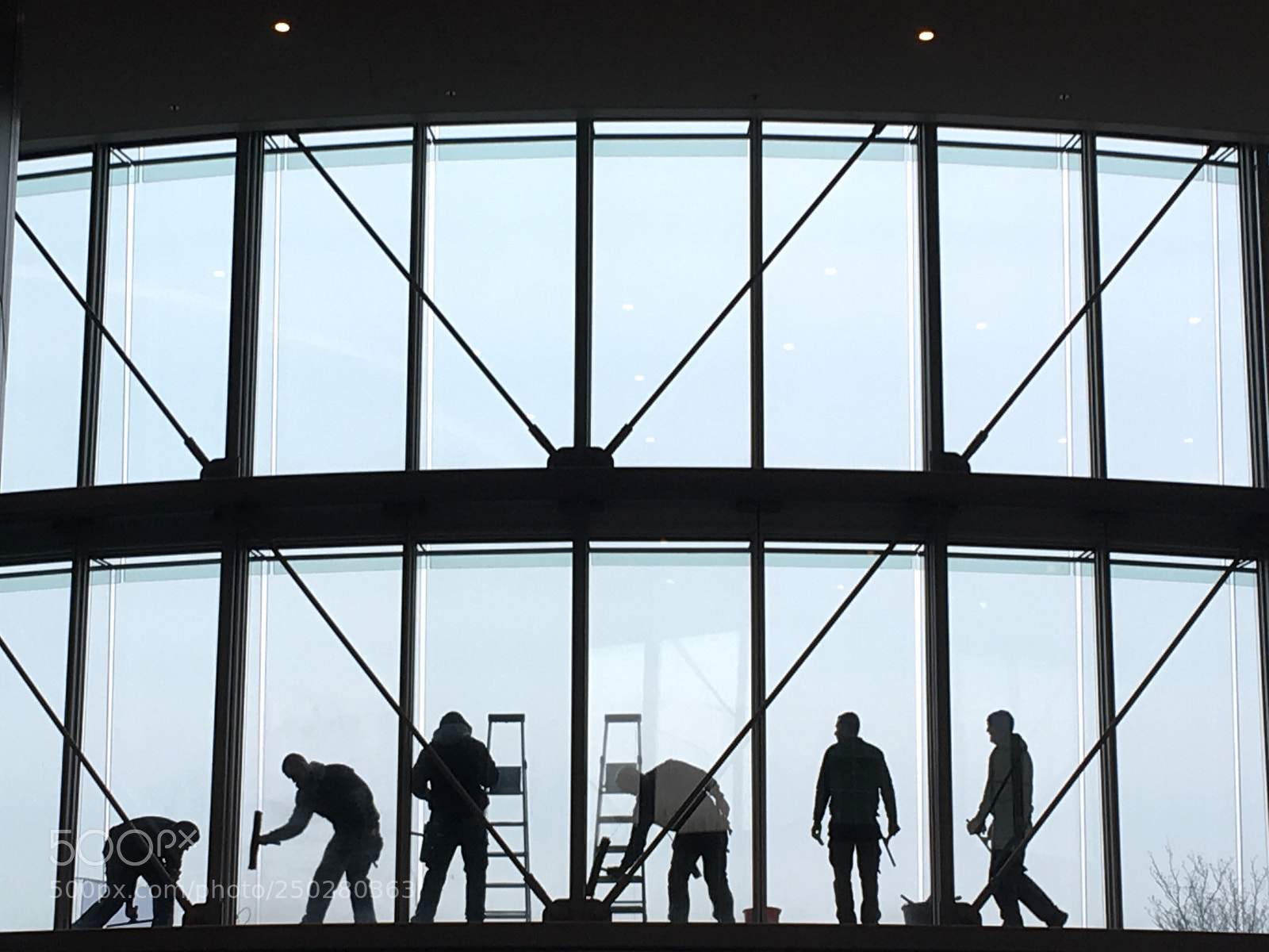 Apple iPhone SE sample photo. Window cleaners photography