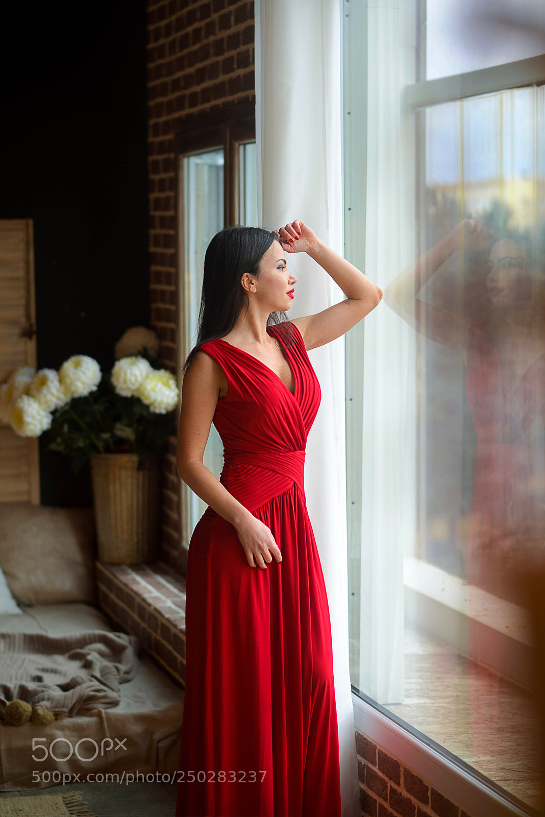 Nikon D610 sample photo. Lady in red photography