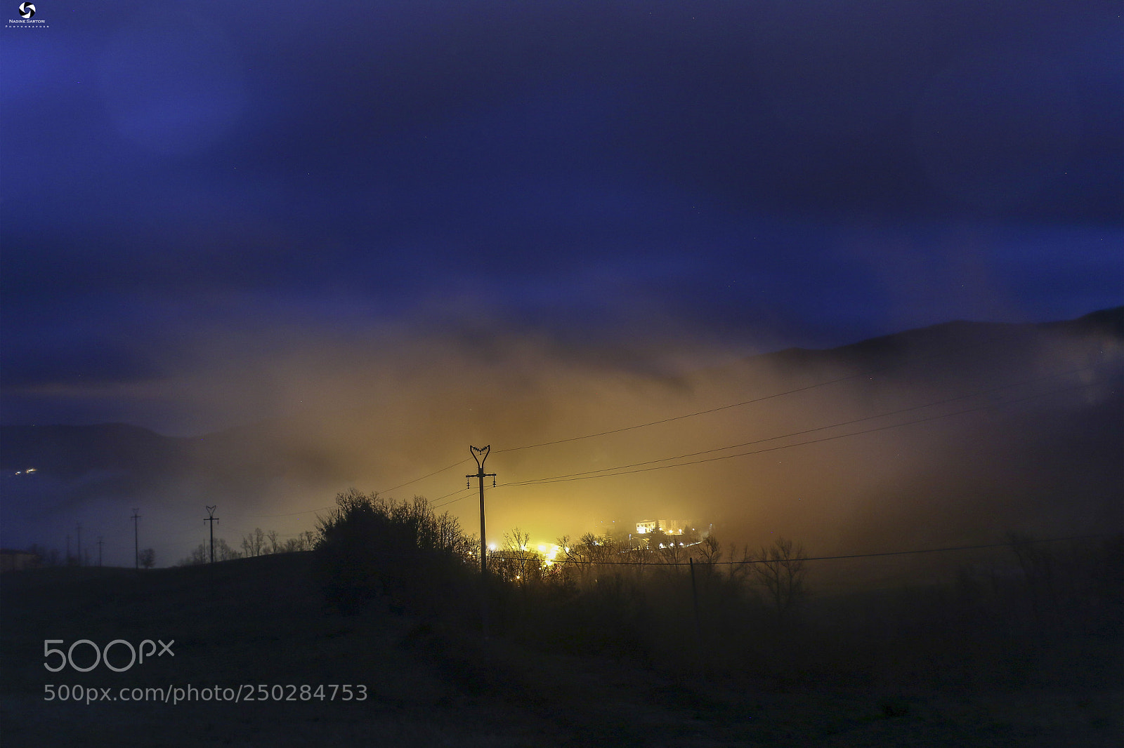 Canon EOS 70D sample photo. Fog in the night photography