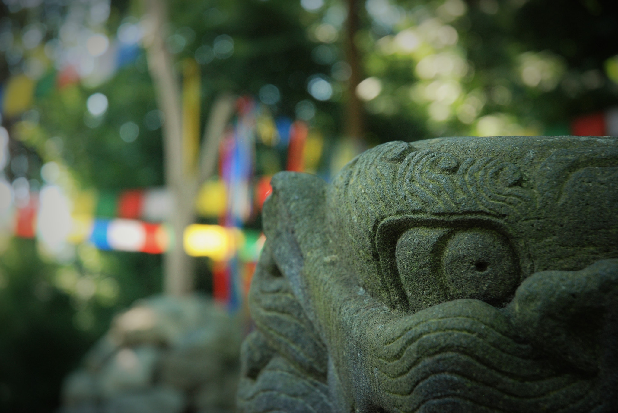 Nikon D80 sample photo. Stone lion photography