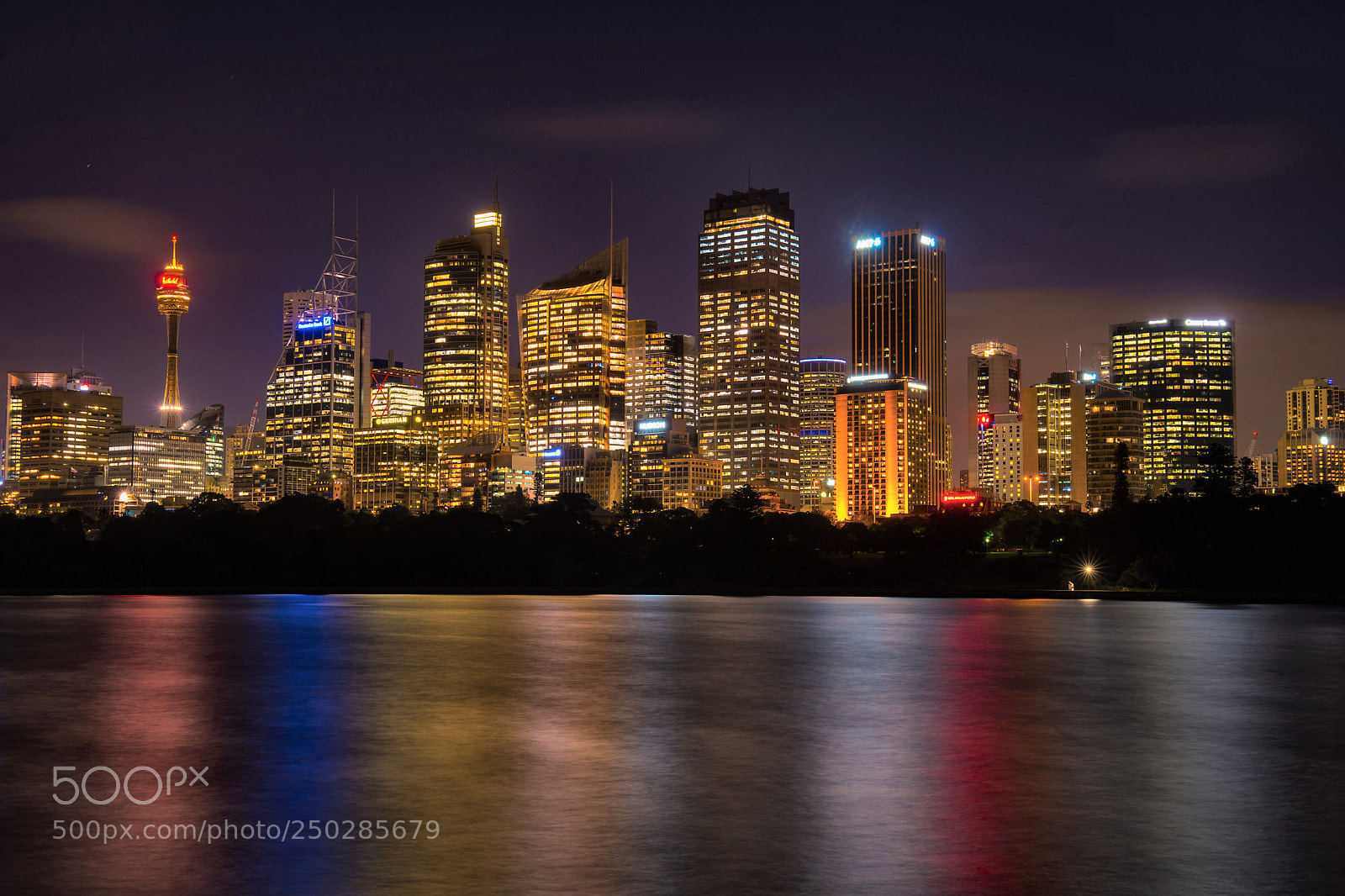 Sony a7R II sample photo. Sydney at night photography