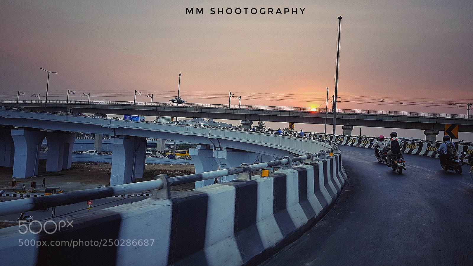 Samsung Galaxy S8+ sample photo. Sunset at guindy flyover photography
